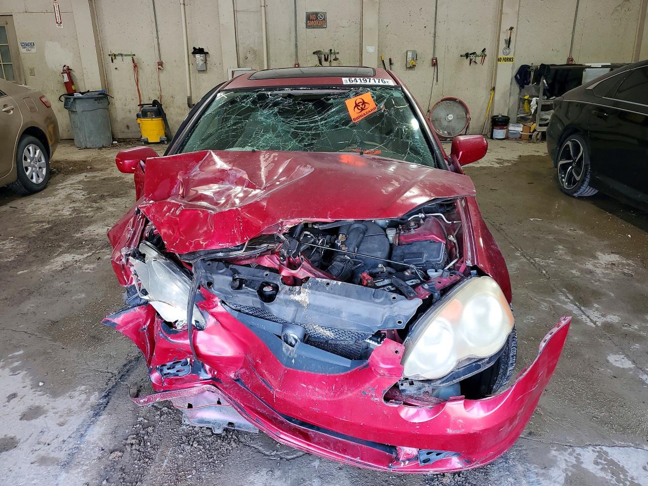2002 Acura Rsx Type-s Red vin: JH4DC53062C008248