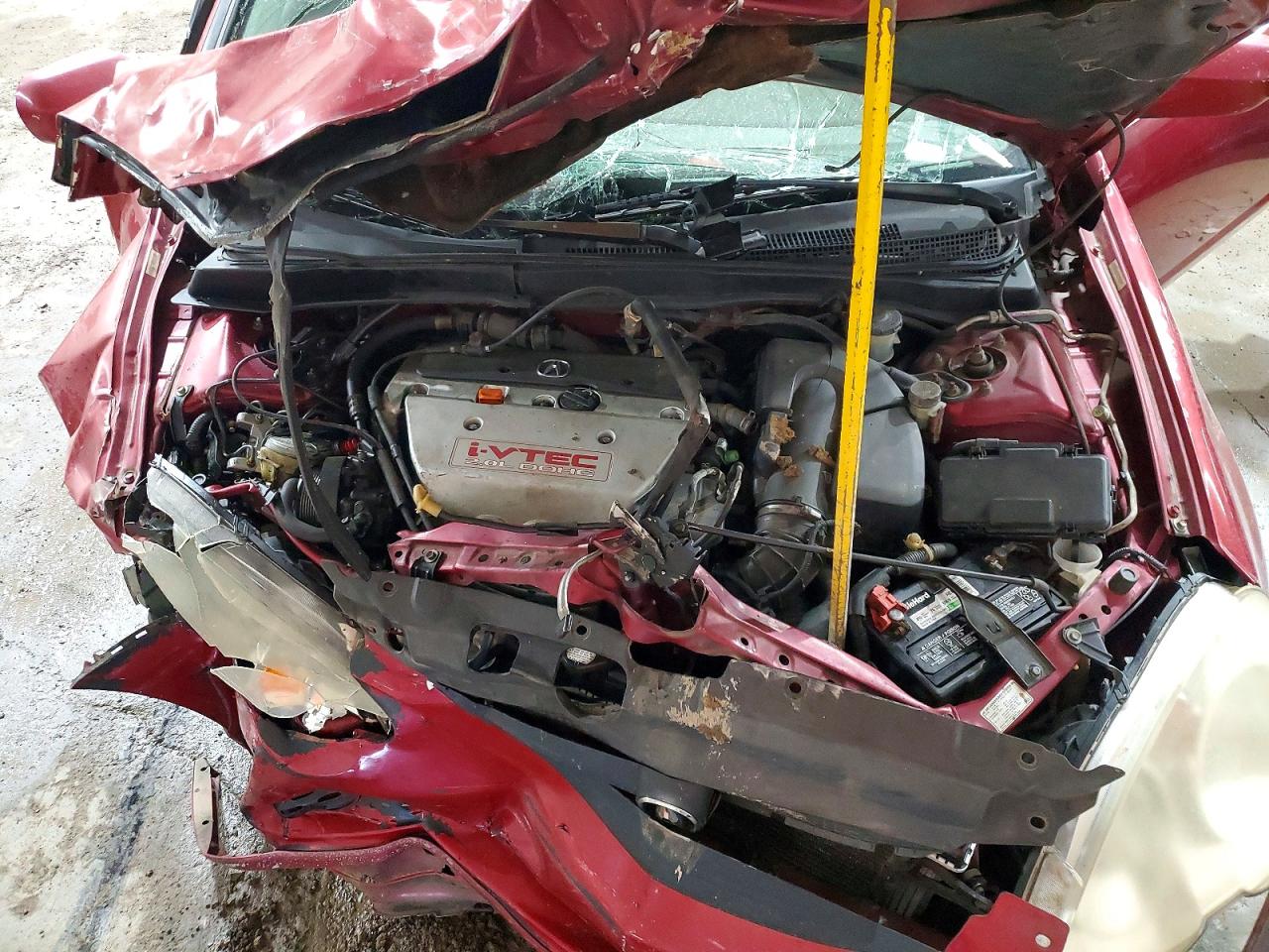 2002 Acura Rsx Type-s Red vin: JH4DC53062C008248