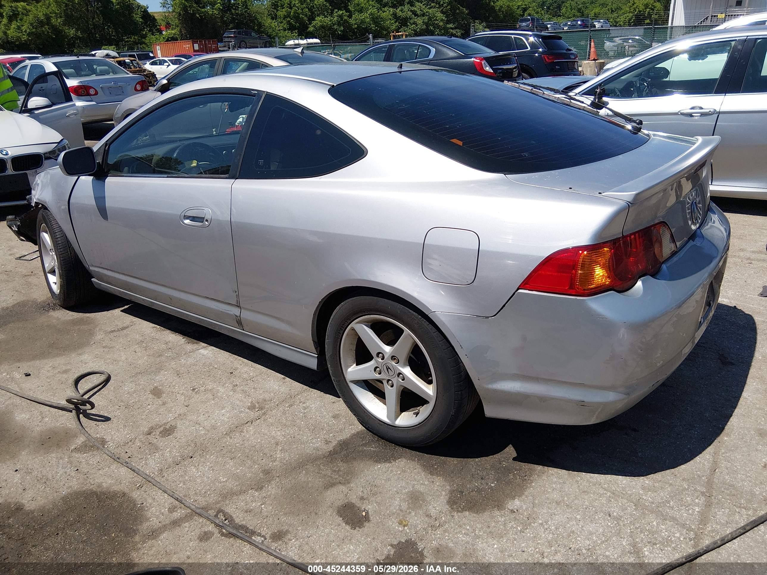 2002 Acura Rsx Type S Серебряный vin: JH4DC53062C039032