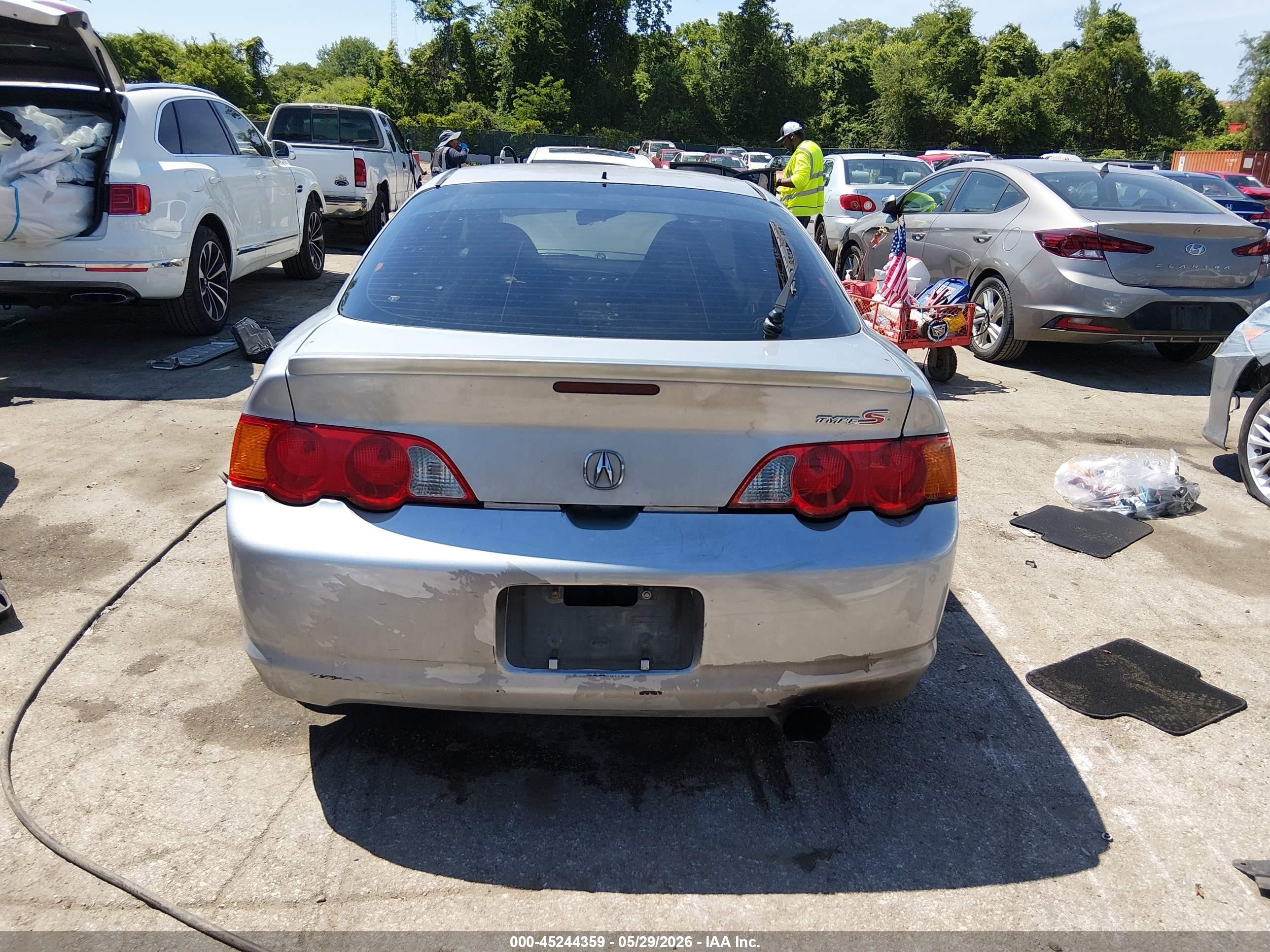 2002 Acura Rsx Type S Серебряный vin: JH4DC53062C039032