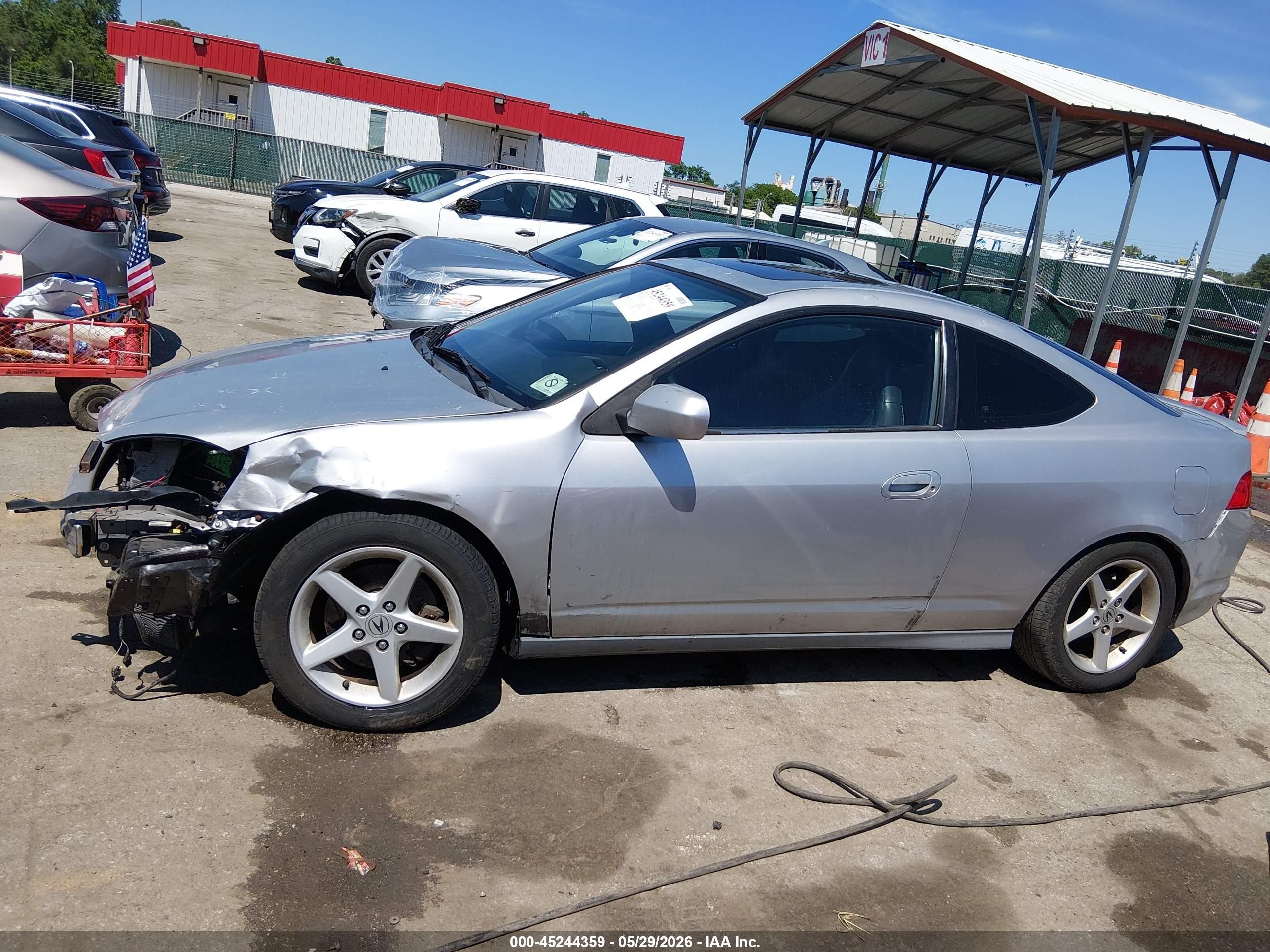 2002 Acura Rsx Type S Серебряный vin: JH4DC53062C039032