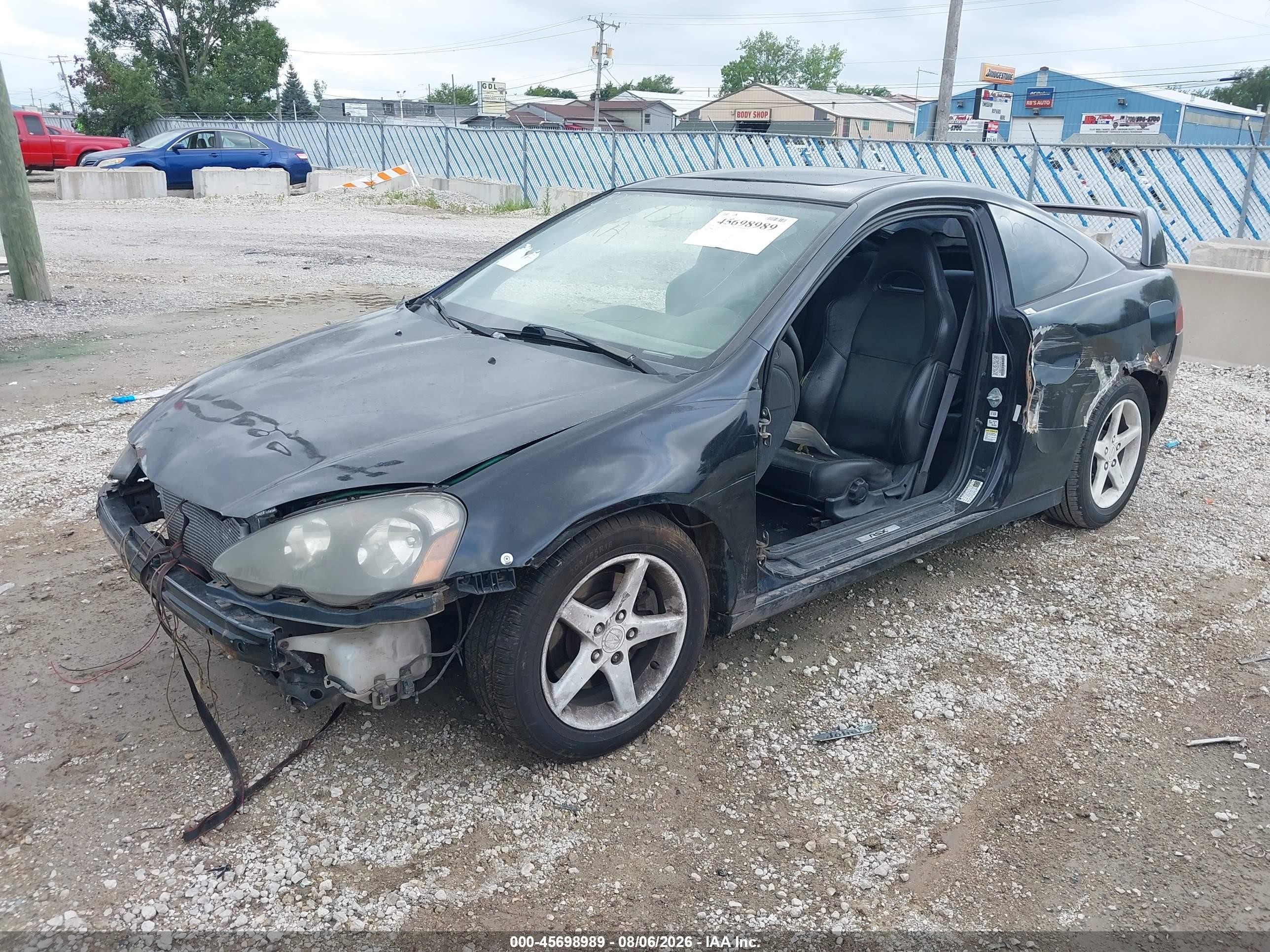 2004 Acura Rsx Type S Черный vin: JH4DC53064S011532