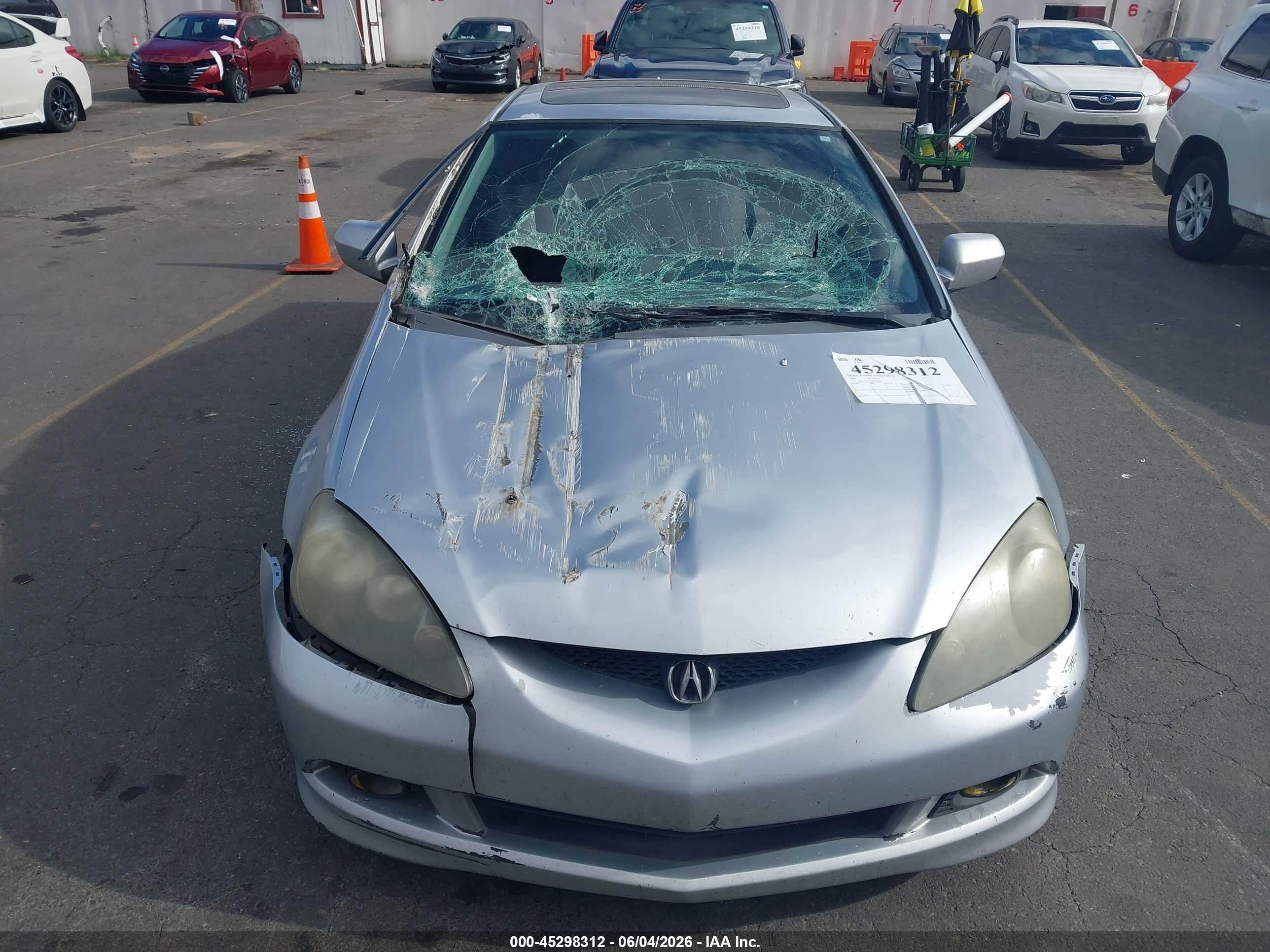 2006 Acura Rsx Type S Silver vin: JH4DC53066S022503