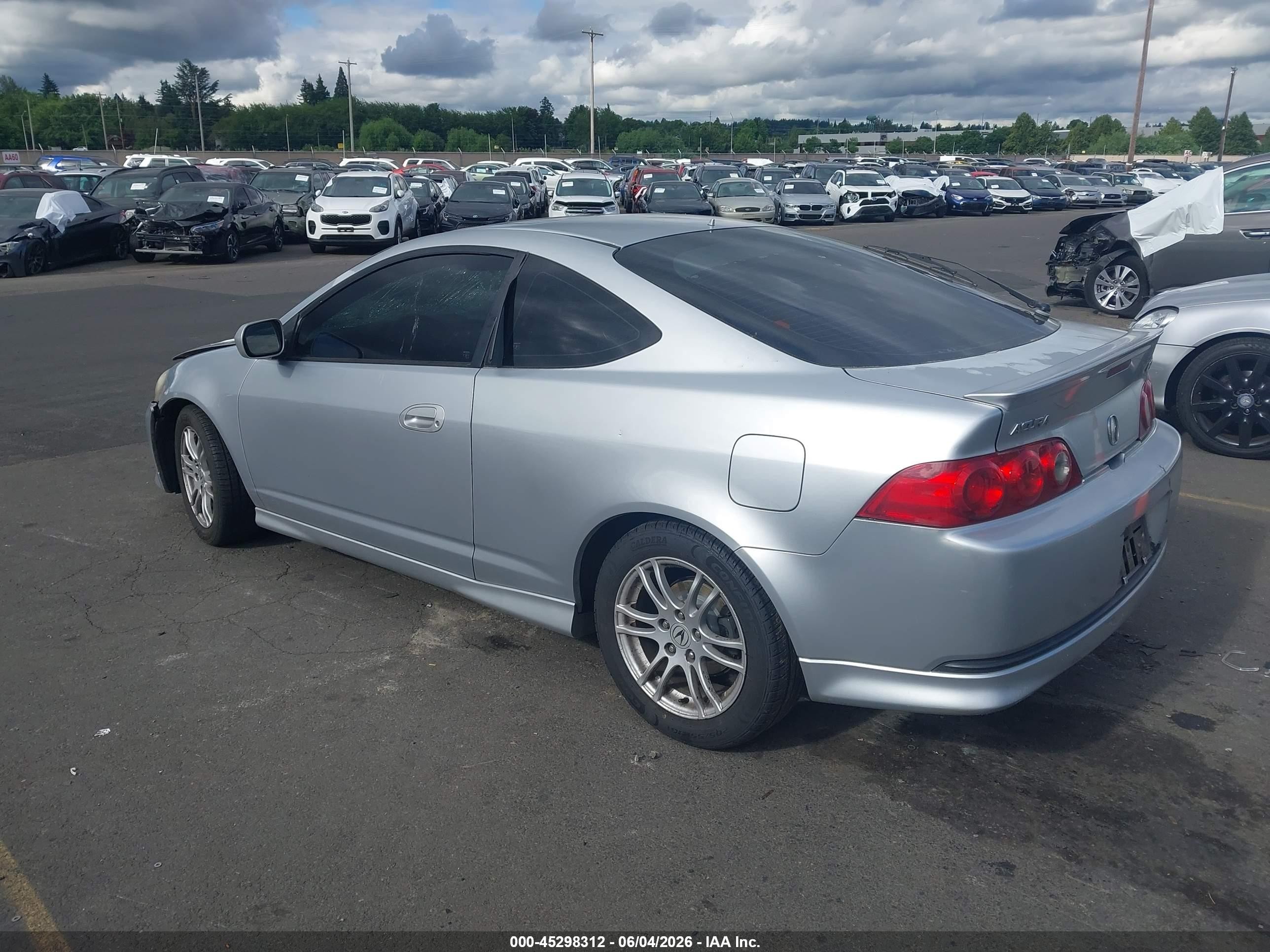 2006 Acura Rsx Type S Silver vin: JH4DC53066S022503