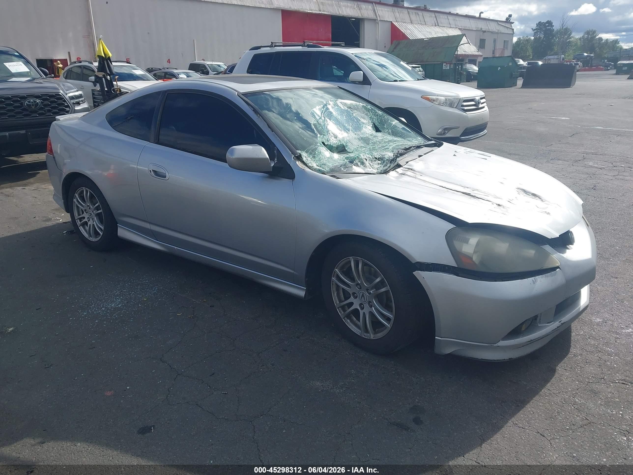 2006 Acura Rsx Type S Silver vin: JH4DC53066S022503