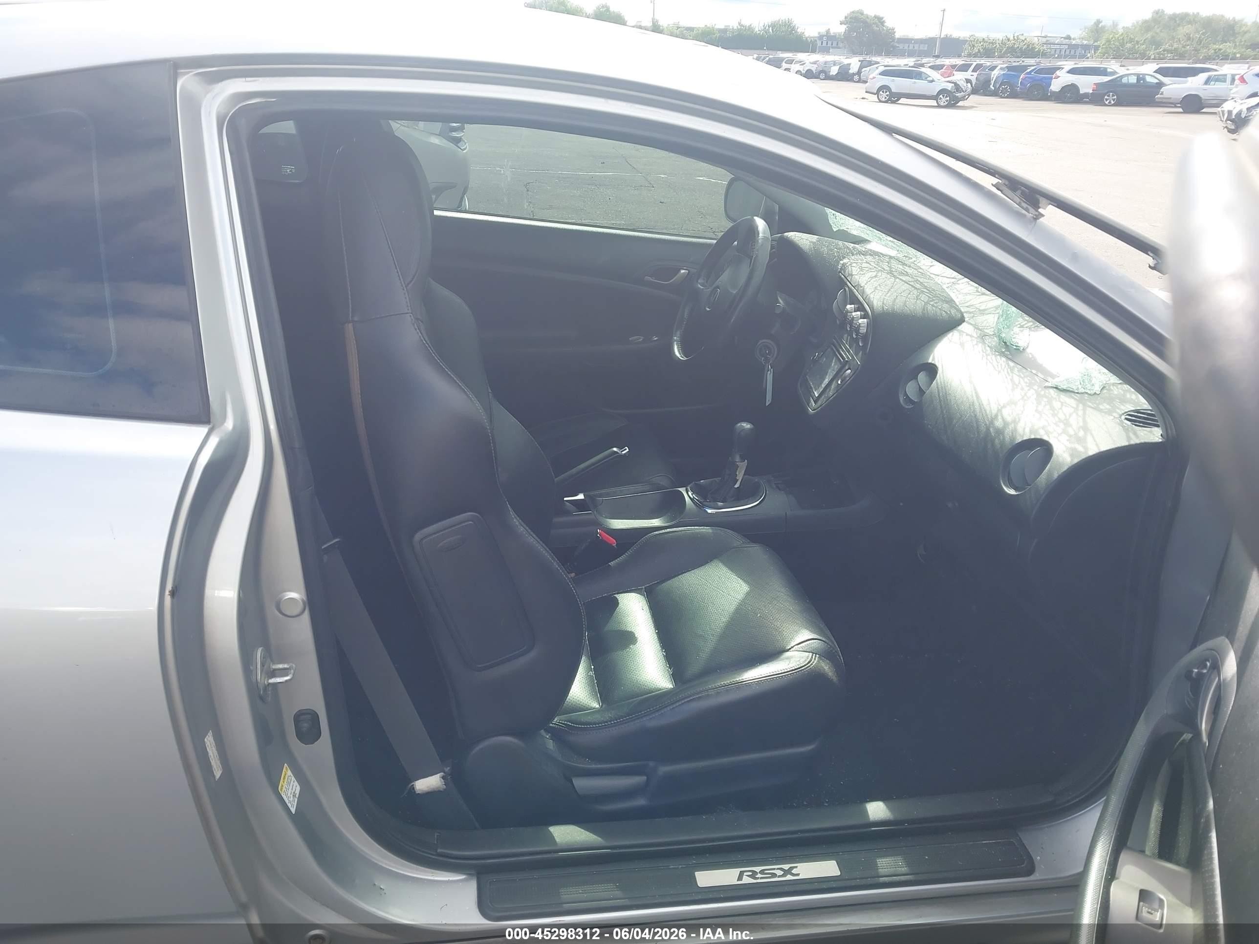 2006 Acura Rsx Type S Silver vin: JH4DC53066S022503