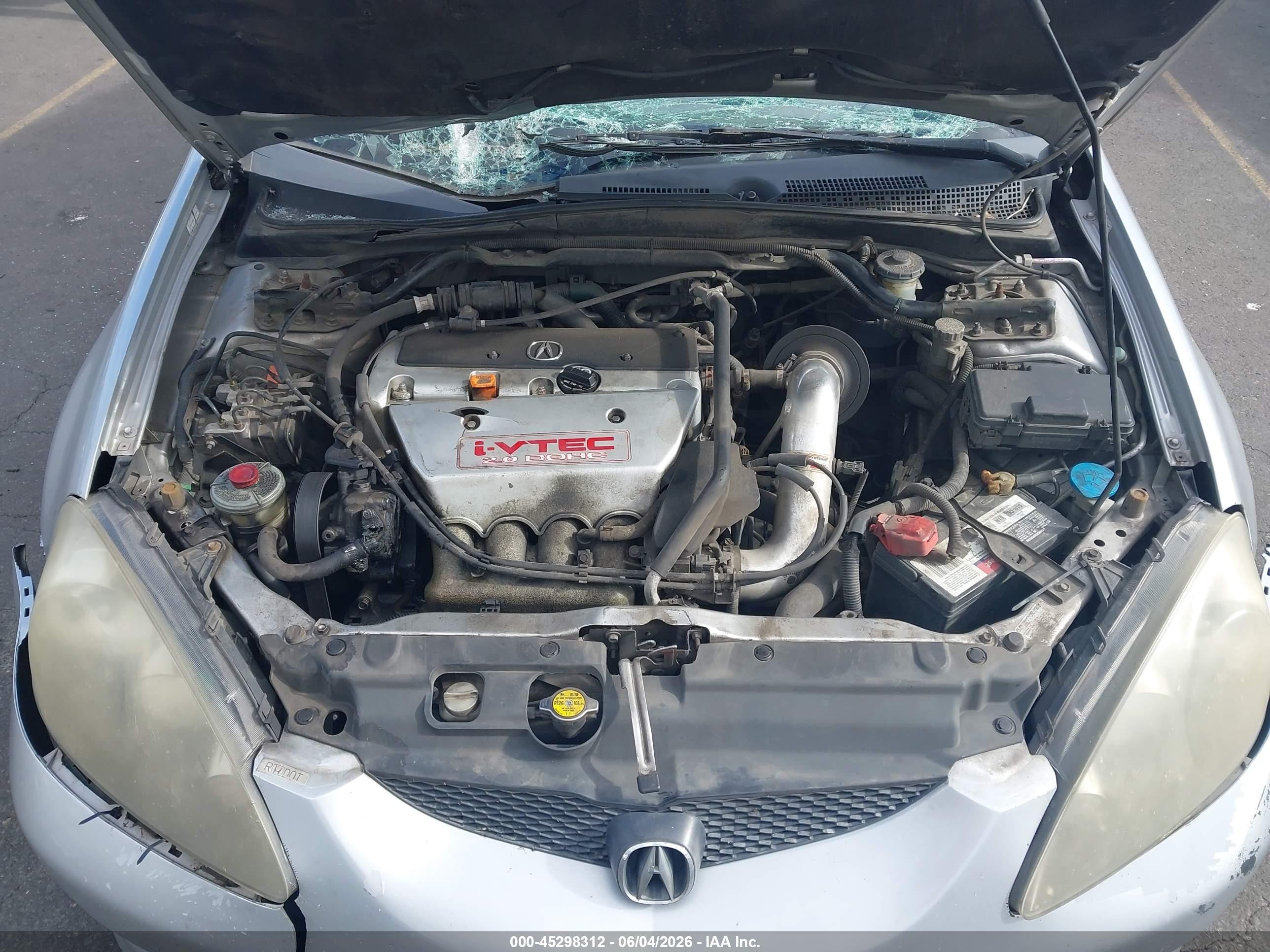 2006 Acura Rsx Type S Silver vin: JH4DC53066S022503