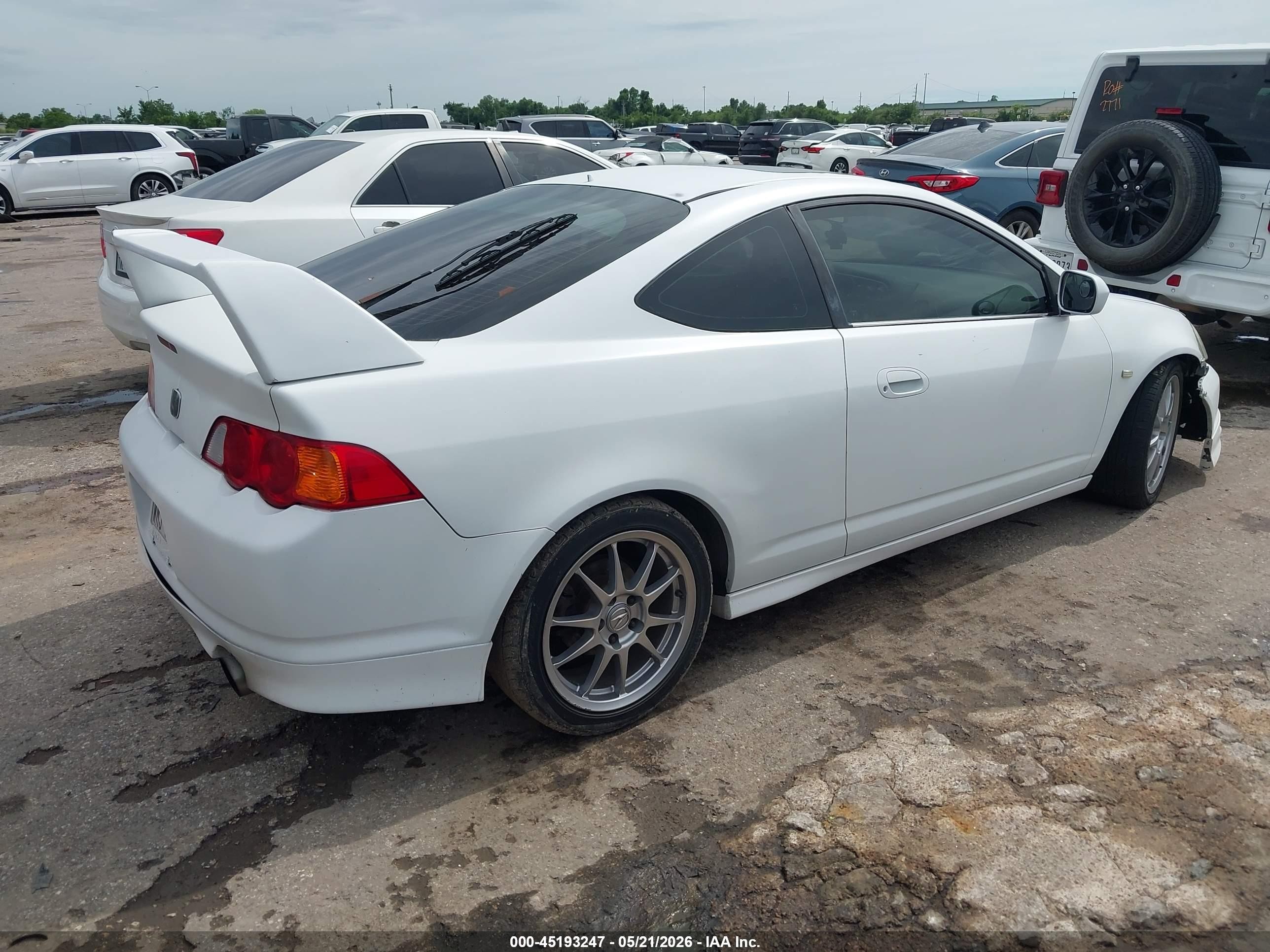 2002 Acura Rsx Type S White vin: JH4DC53072C027648
