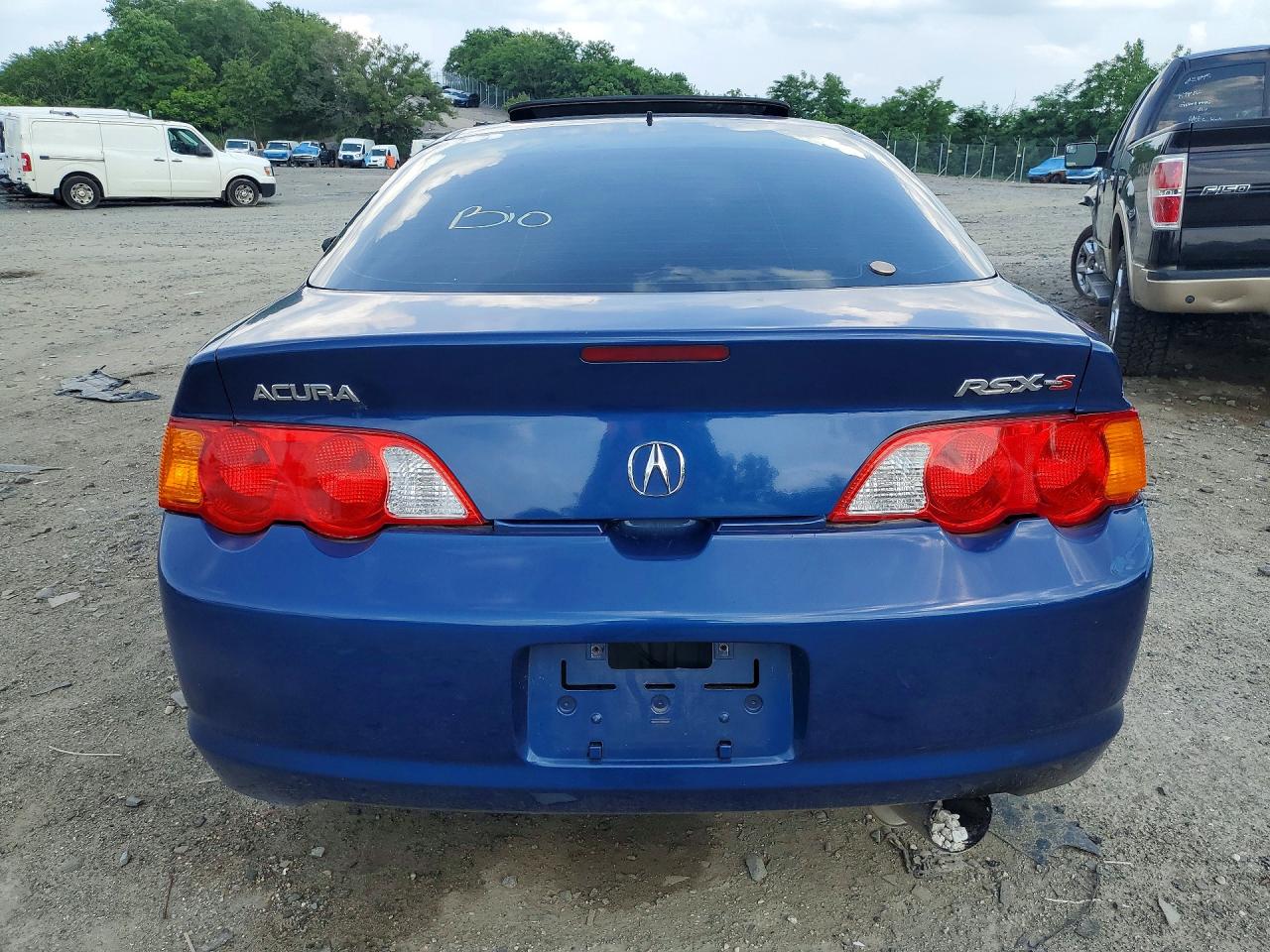 2003 Acura Rsx Type-s Blue vin: JH4DC53073C014142