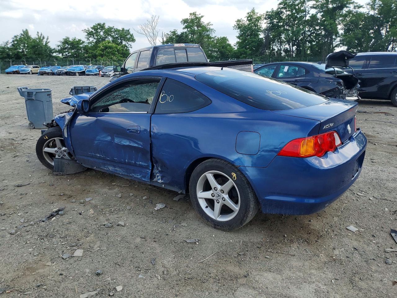 2003 Acura Rsx Type-s Blue vin: JH4DC53073C014142