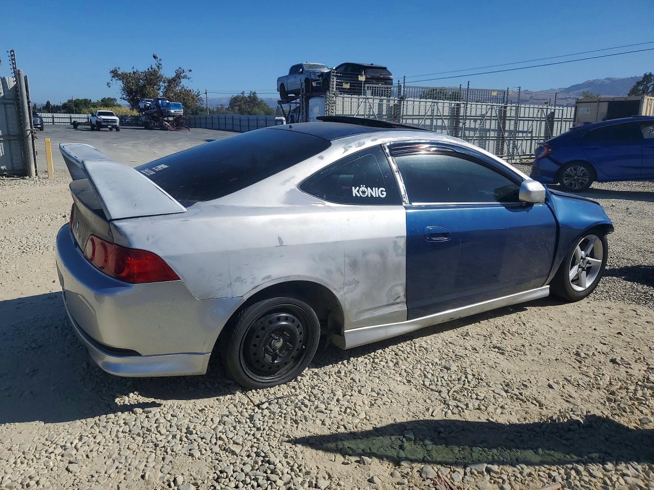 2006 Acura Rsx Type-s Blue vin: JH4DC53096S002889