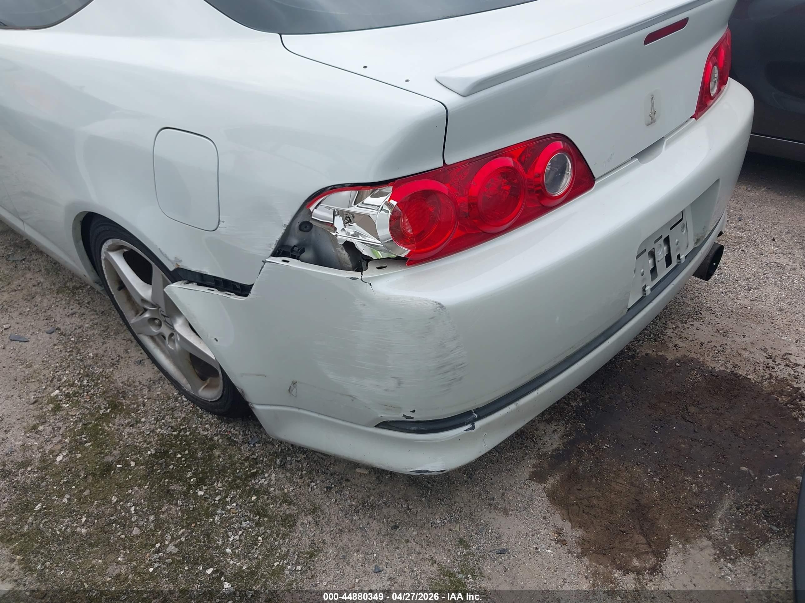 2006 Acura Rsx Type S White vin: JH4DC53096S004156