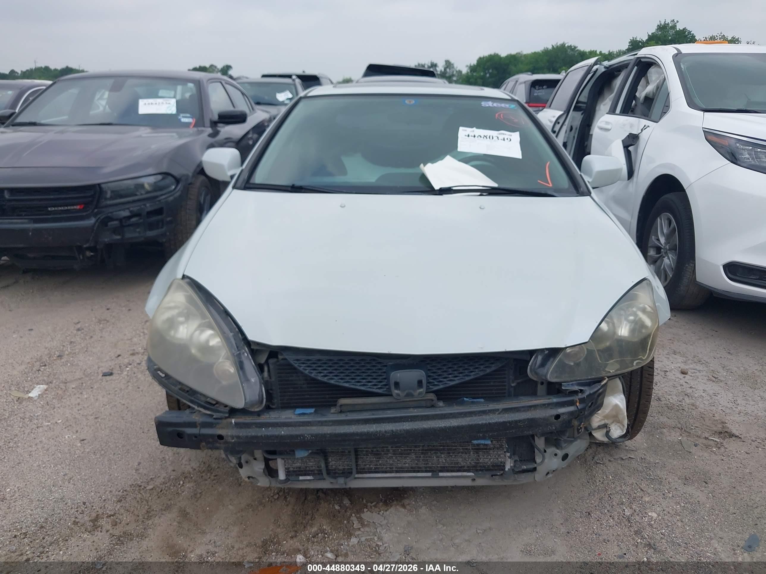 2006 Acura Rsx Type S White vin: JH4DC53096S004156