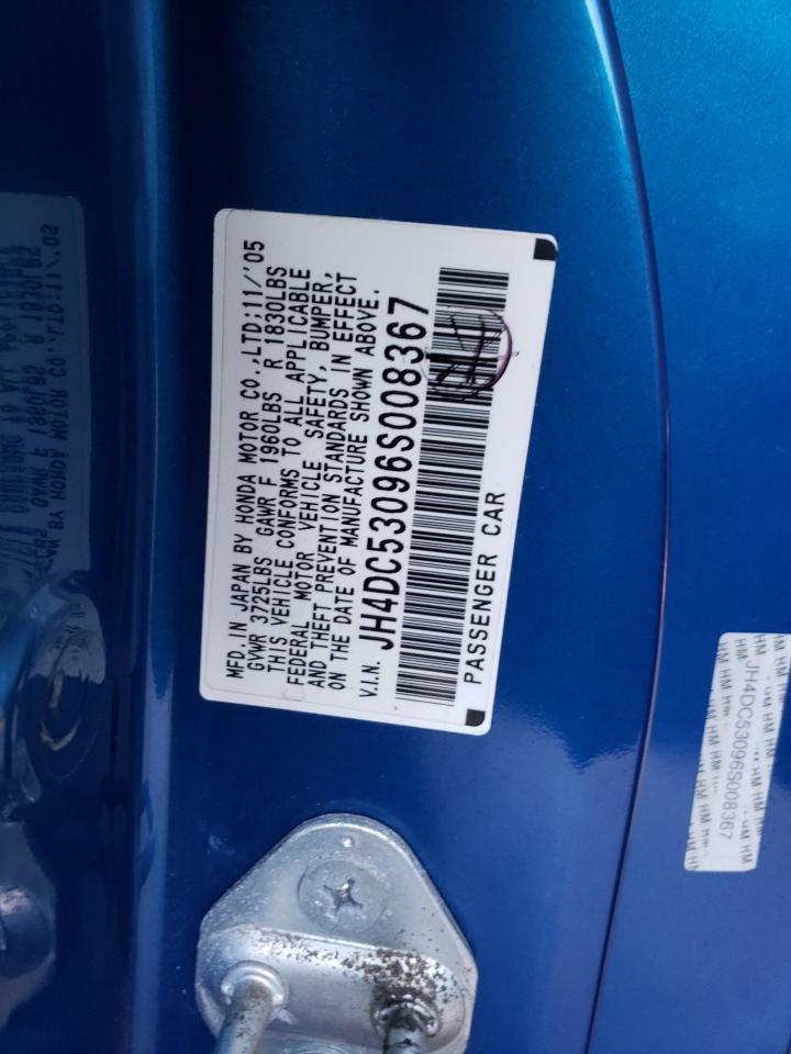 Price & History 2006 Acura Rsx Type-s 2.0l 4 vin