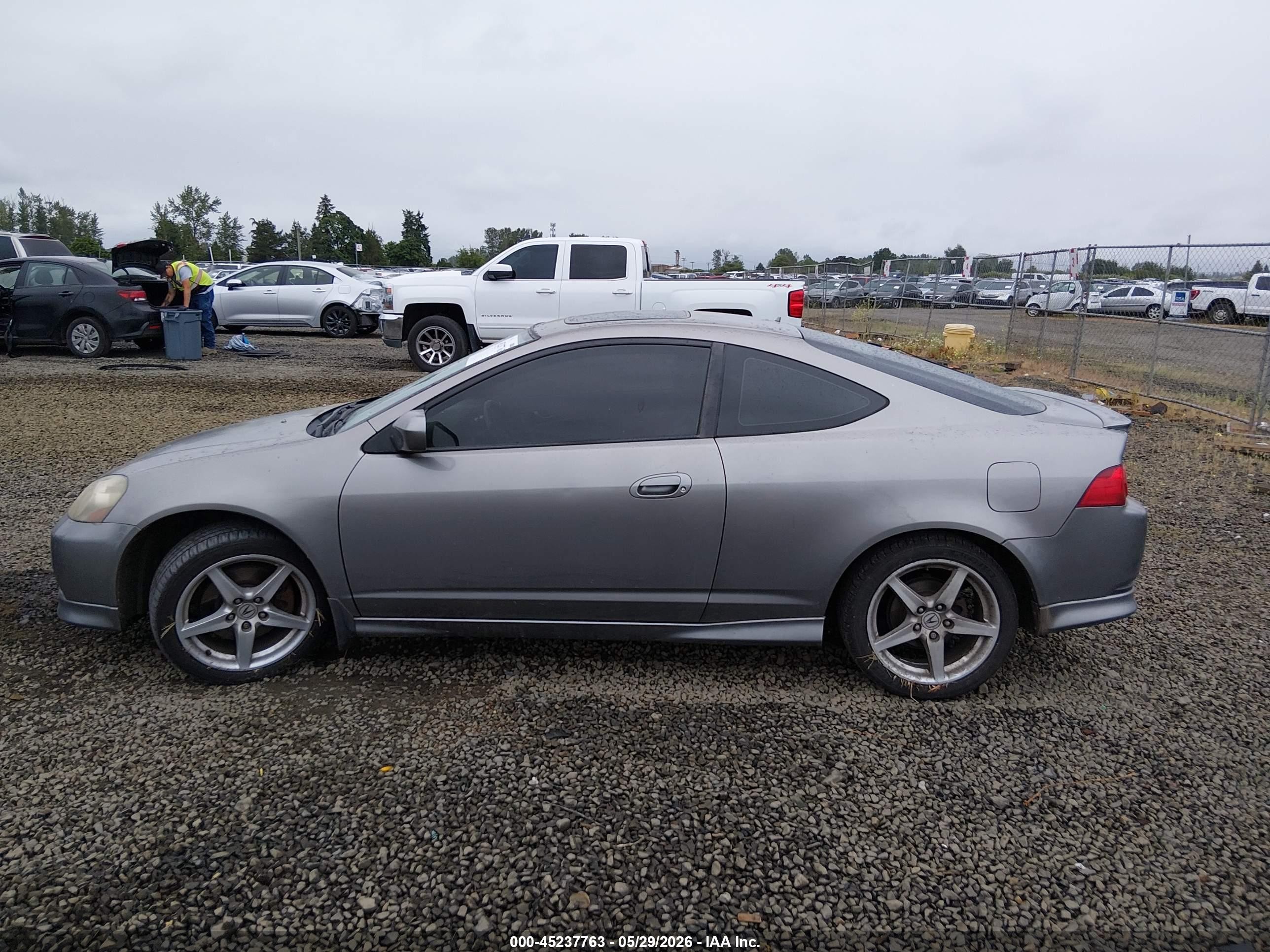 2006 Acura Rsx Type S Gray vin: JH4DC53096S014167