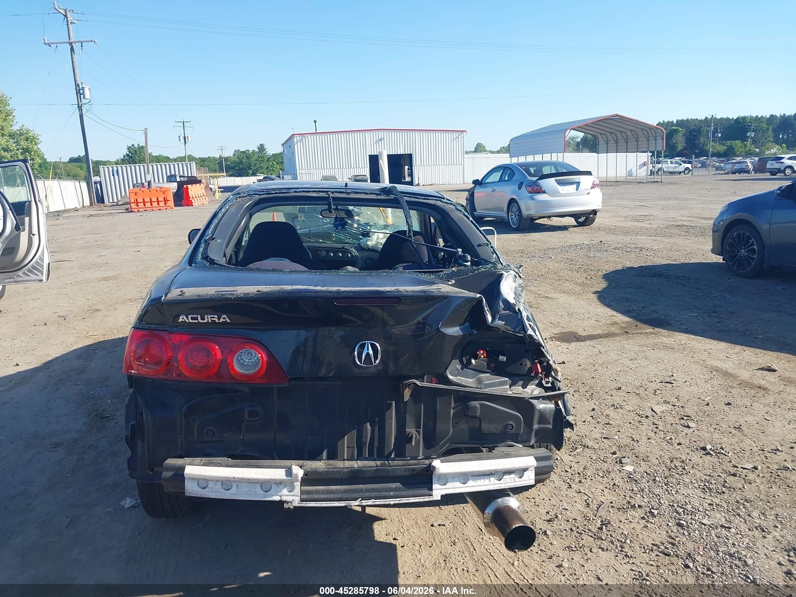 2005 Acura Rsx Type S Black vin: JH4DC530X5S017237
