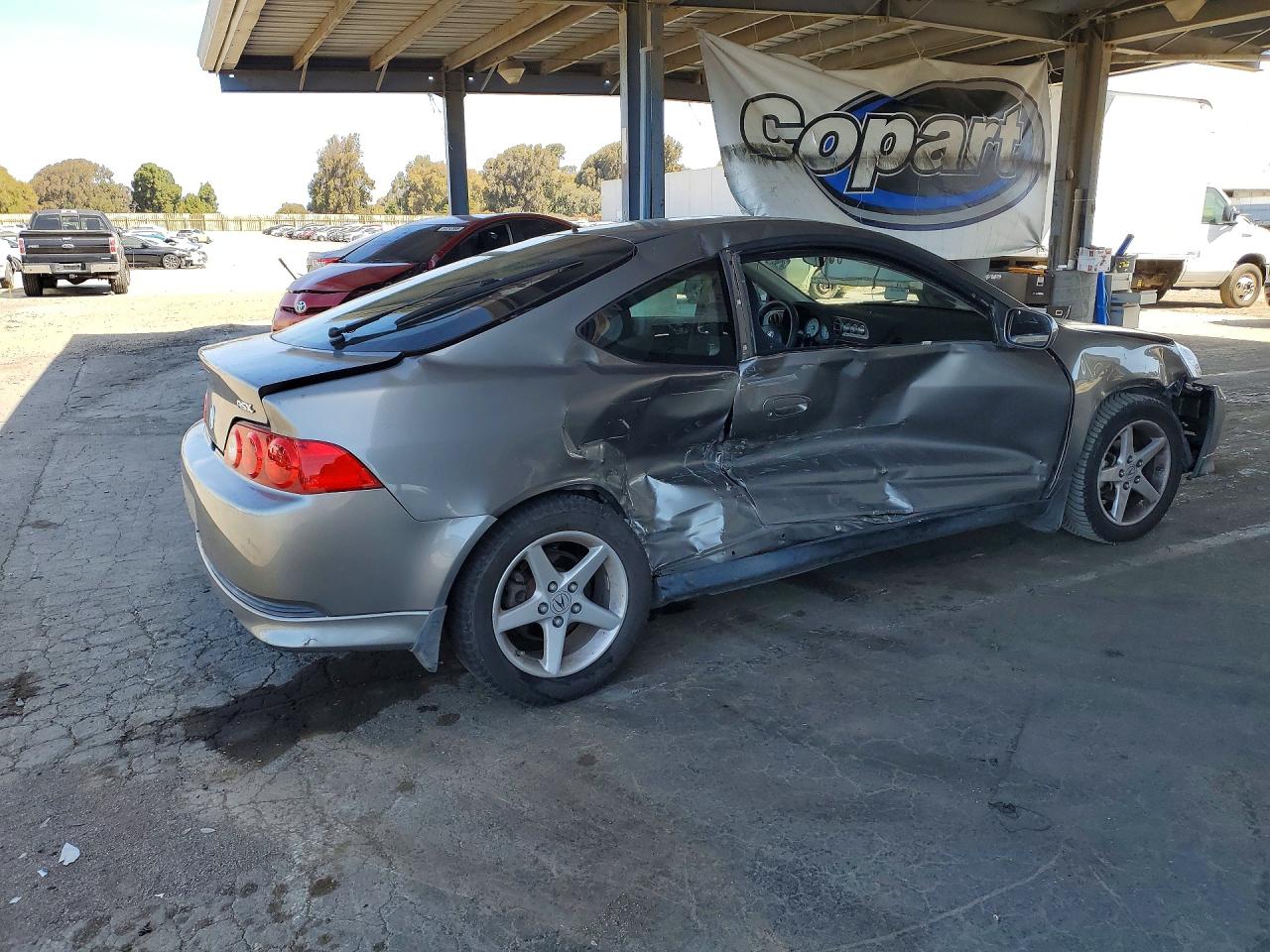2005 Acura Rsx Gray vin: JH4DC53625S800606