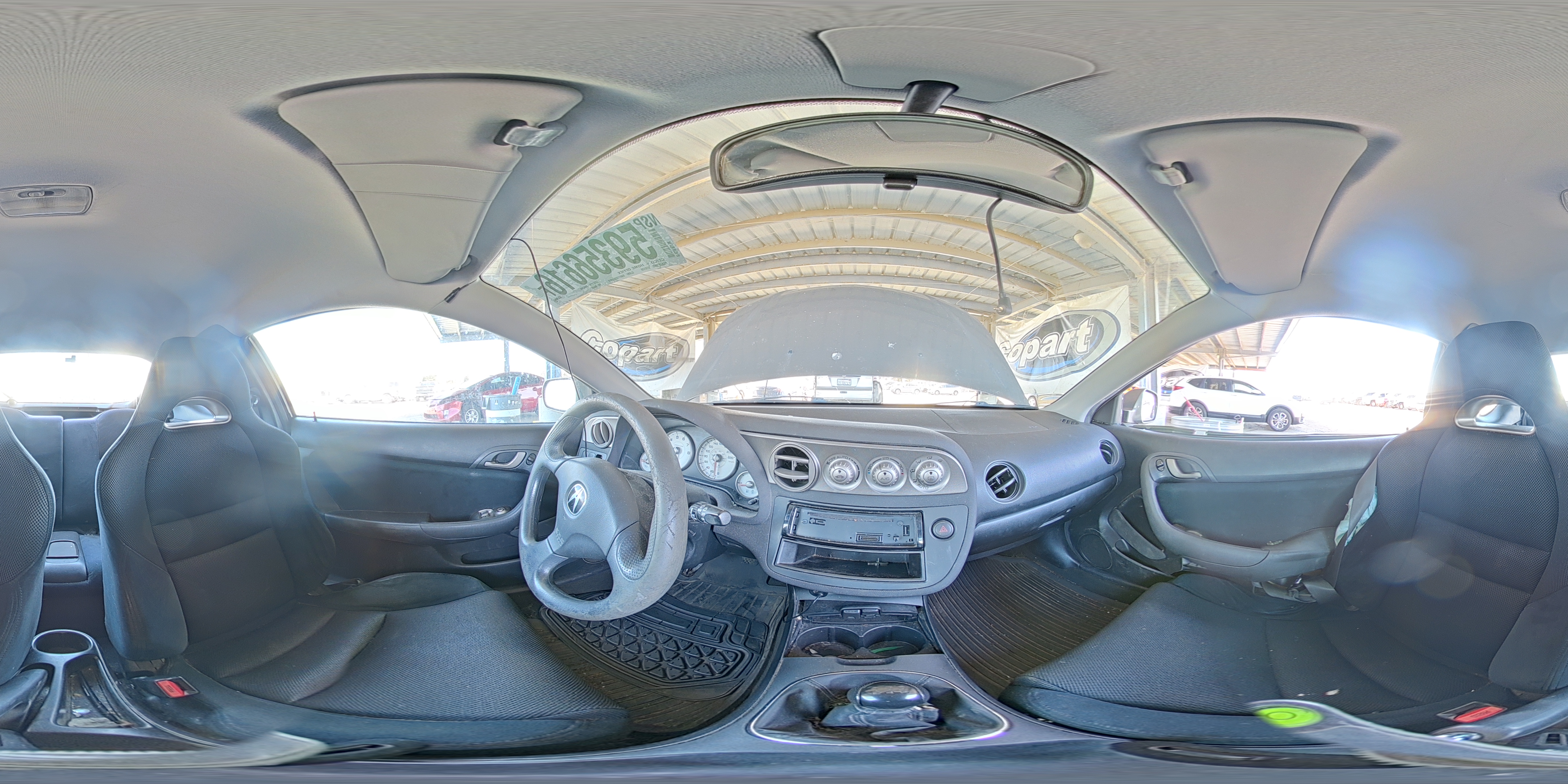 2005 Acura Rsx Gray vin: JH4DC53625S800606