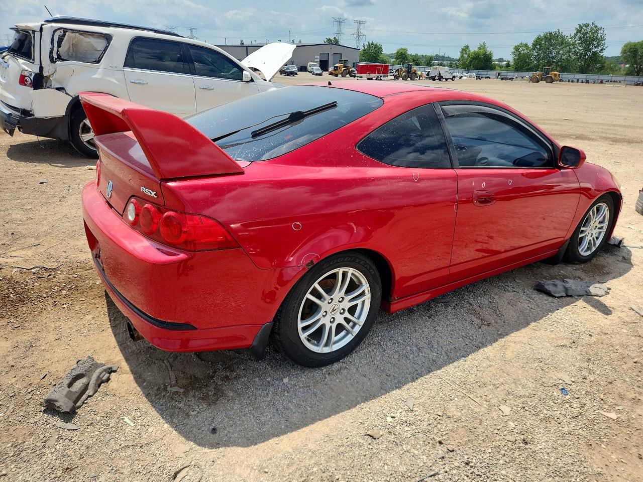 2006 Acura Rsx Red vin: JH4DC53806S008179
