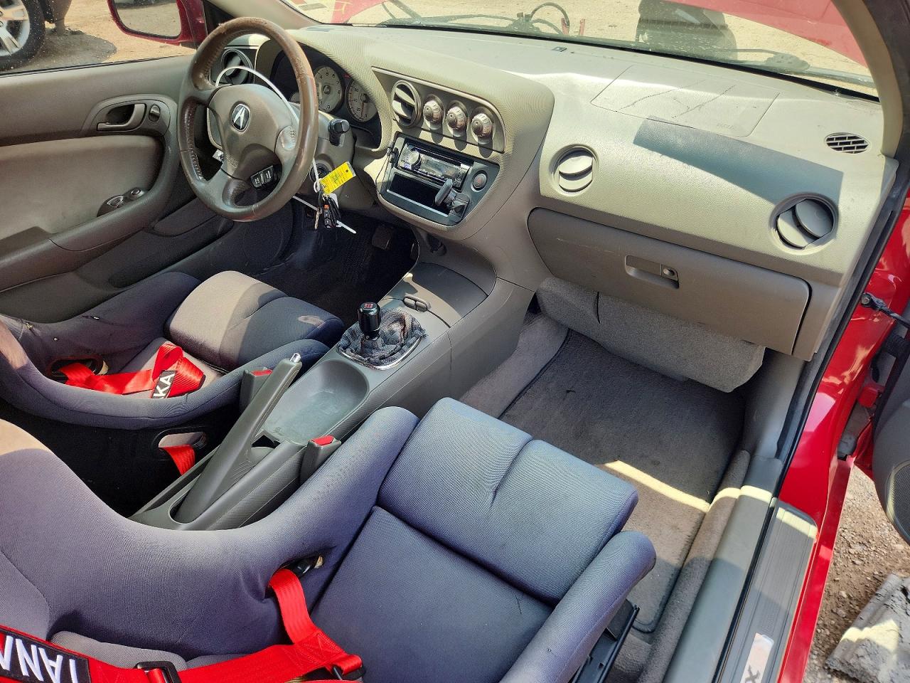 2006 Acura Rsx Red vin: JH4DC53806S008179