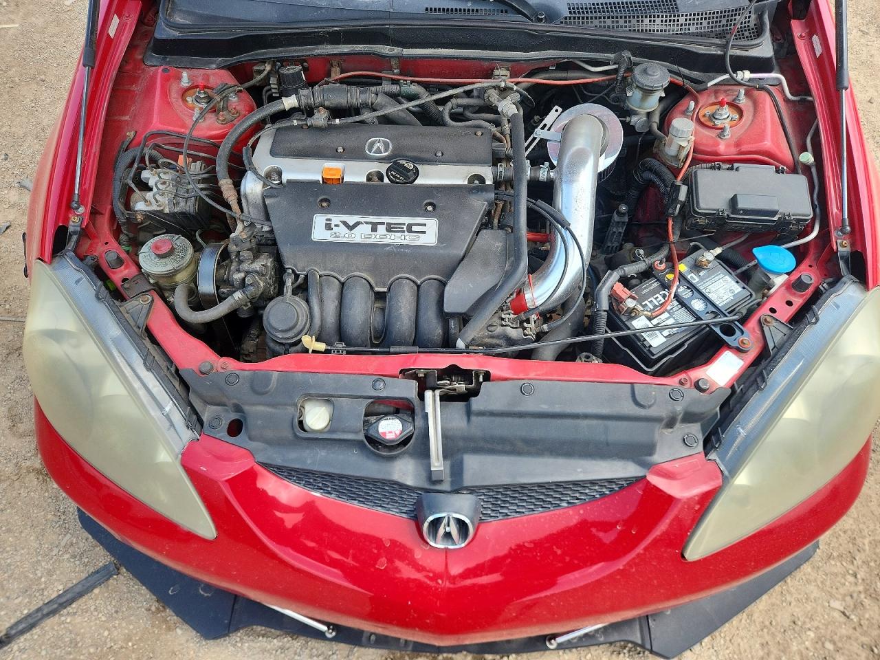 2006 Acura Rsx Red vin: JH4DC53806S008179