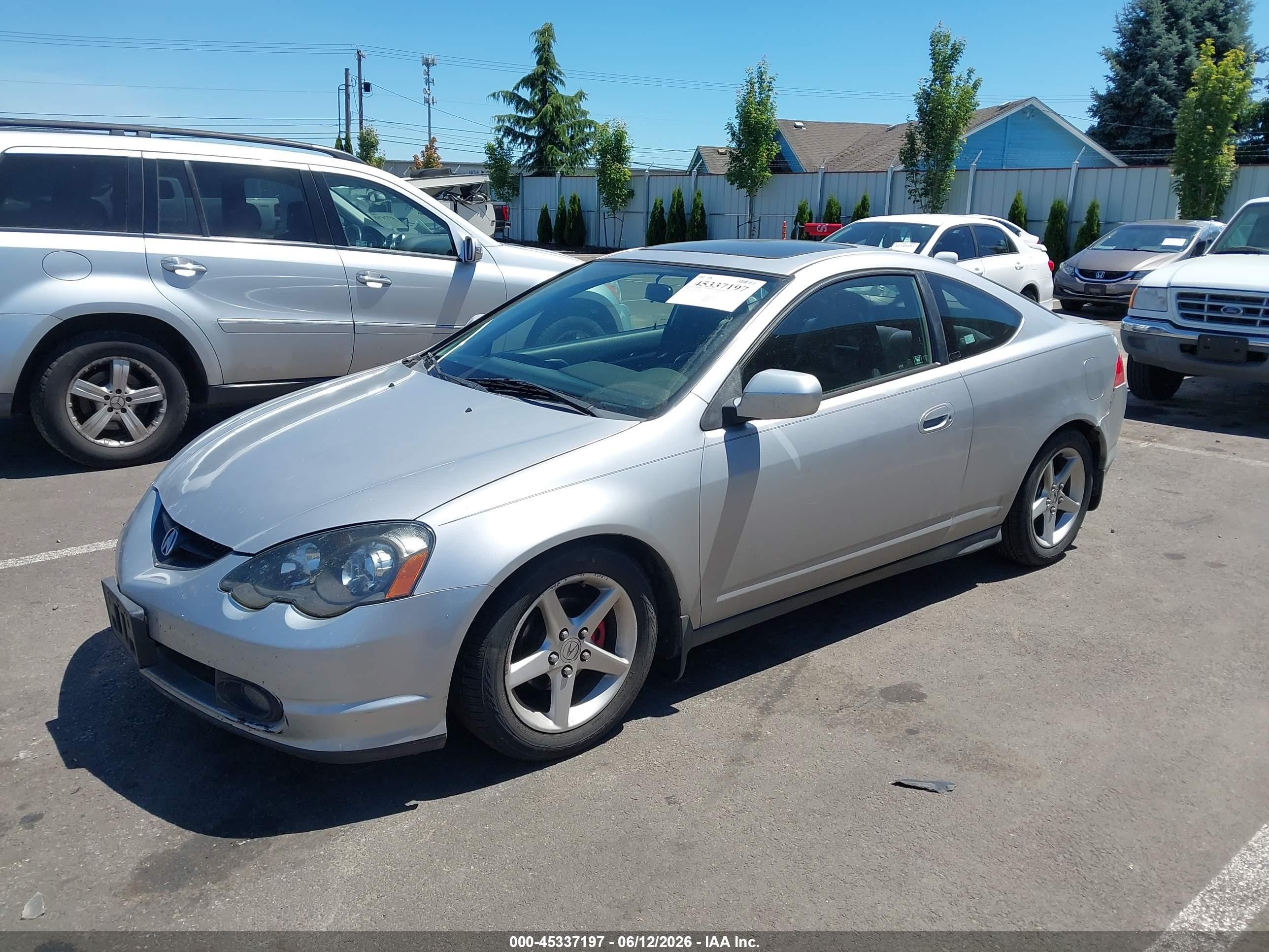 2002 Acura Rsx   Silver vin: JH4DC53812C018465