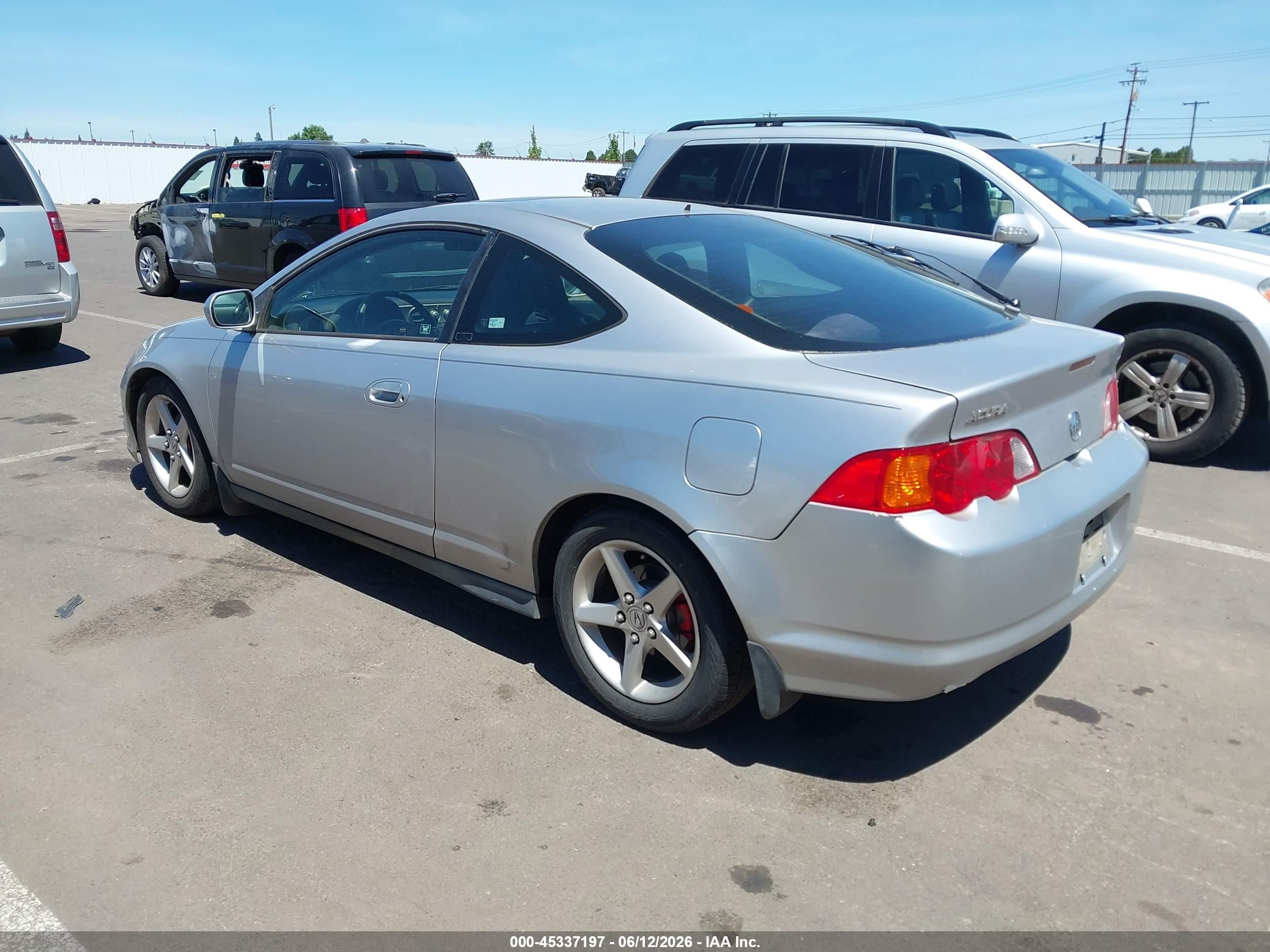 2002 Acura Rsx   Silver vin: JH4DC53812C018465