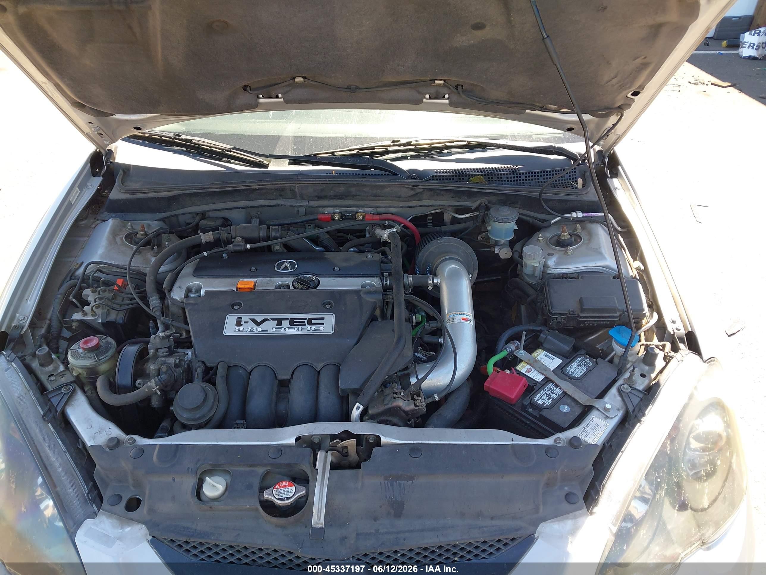 2002 Acura Rsx   Silver vin: JH4DC53812C018465