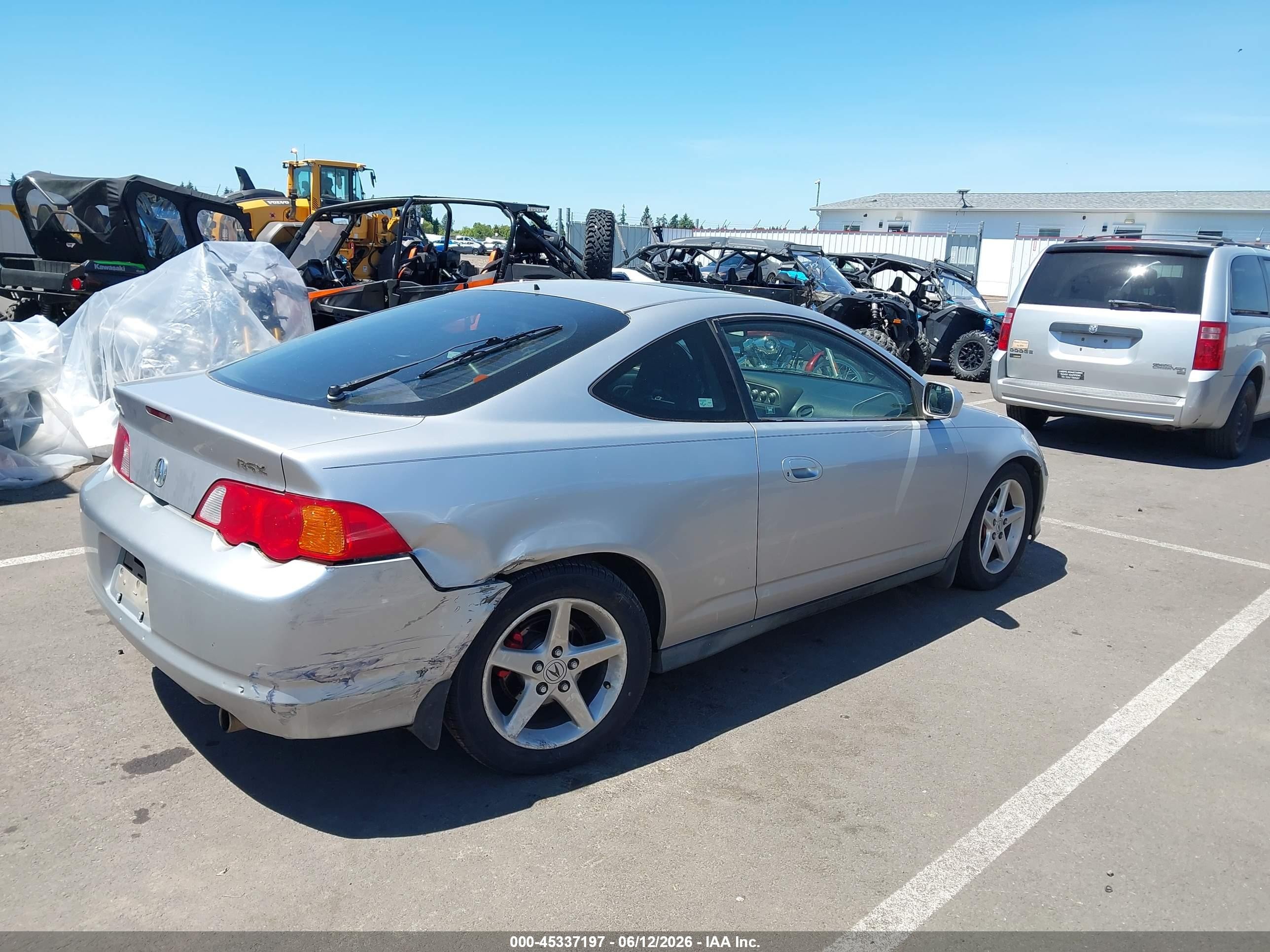 2002 Acura Rsx   Silver vin: JH4DC53812C018465