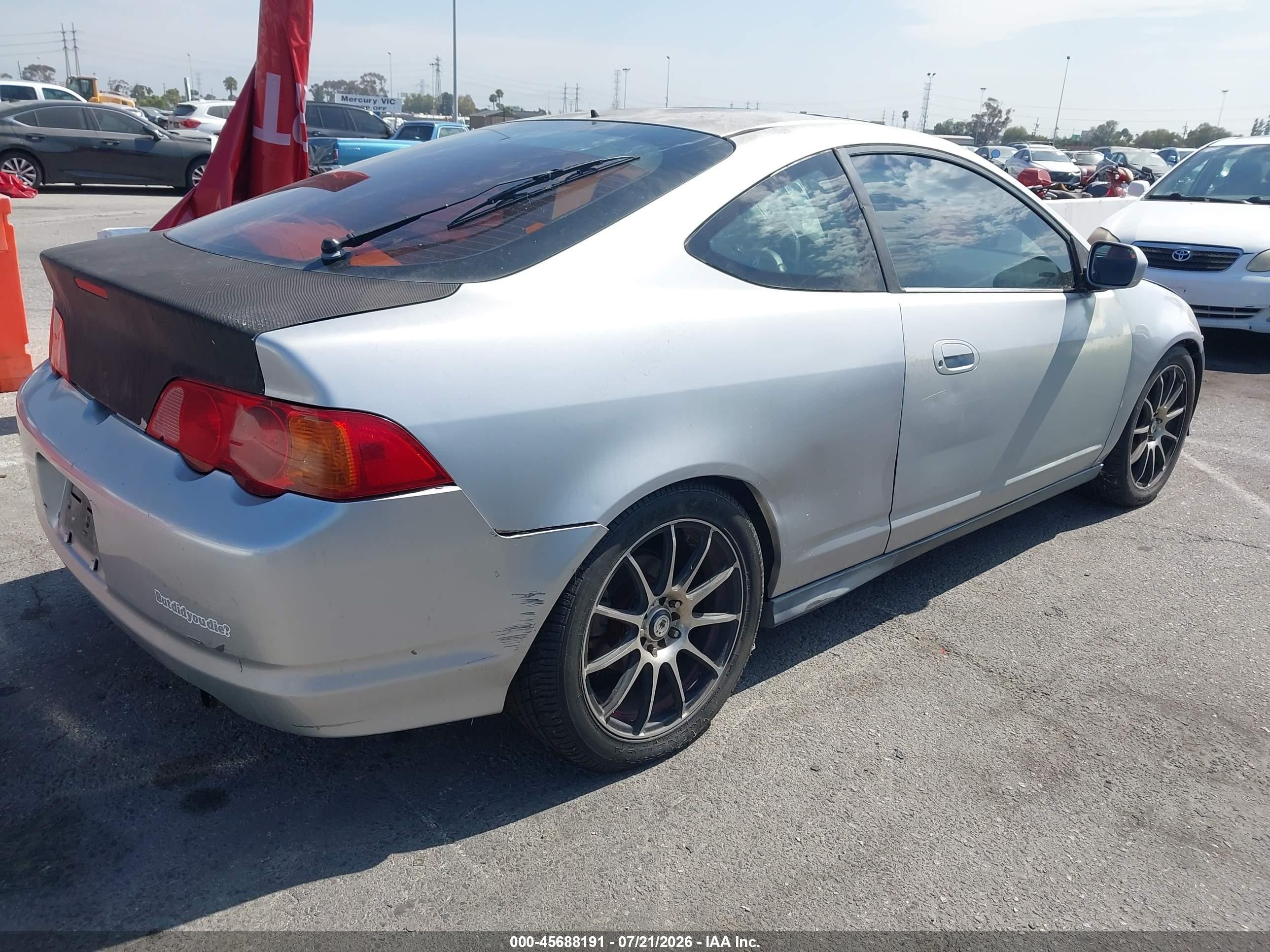 2002 Acura Rsx   Серебряный vin: JH4DC53812C029840