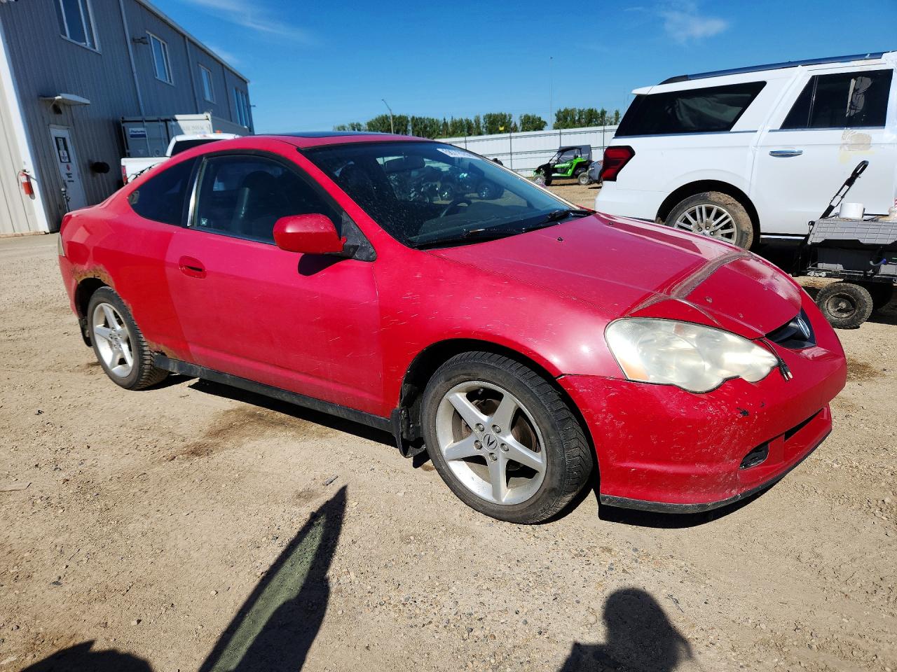 2004 Acura Rsx Red vin: JH4DC53814S801438