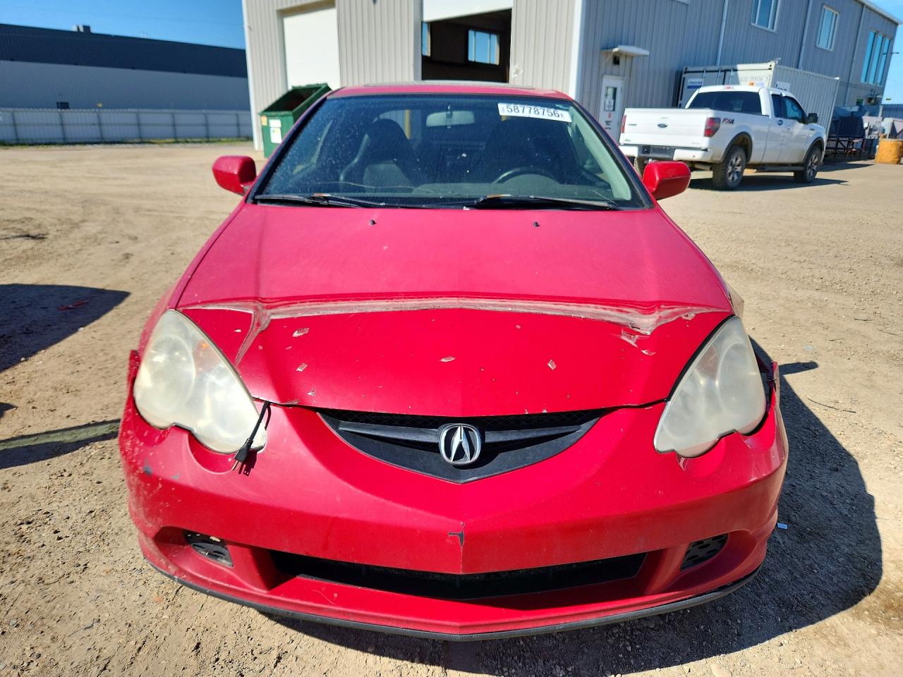 2004 Acura Rsx Red vin: JH4DC53814S801438