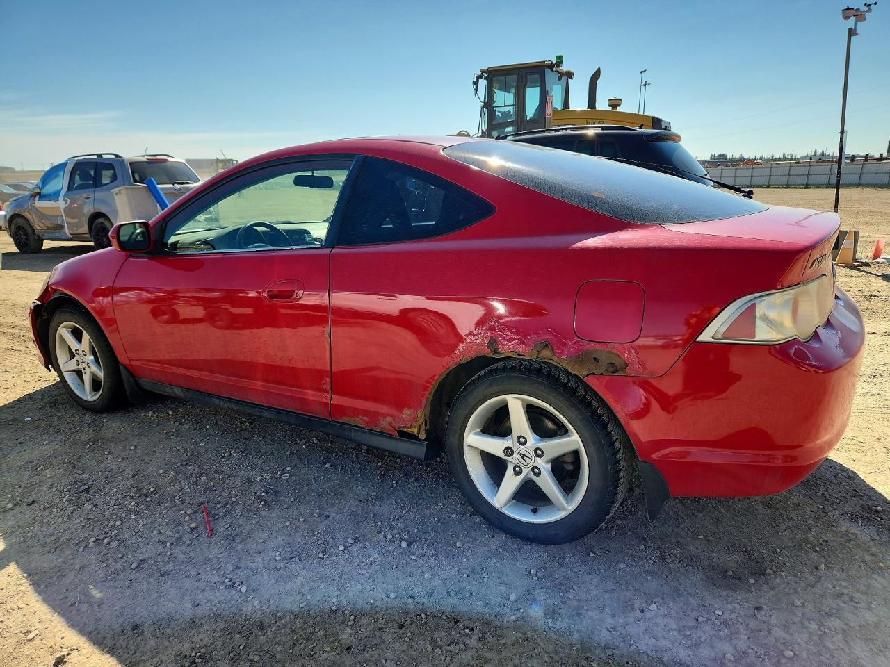 2004 Acura Rsx Red vin: JH4DC53814S801438