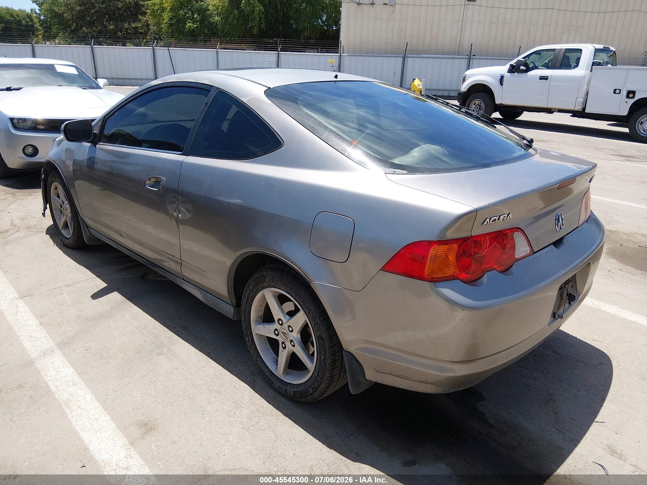 2003 Acura Rsx   Gray vin: JH4DC53823C016614