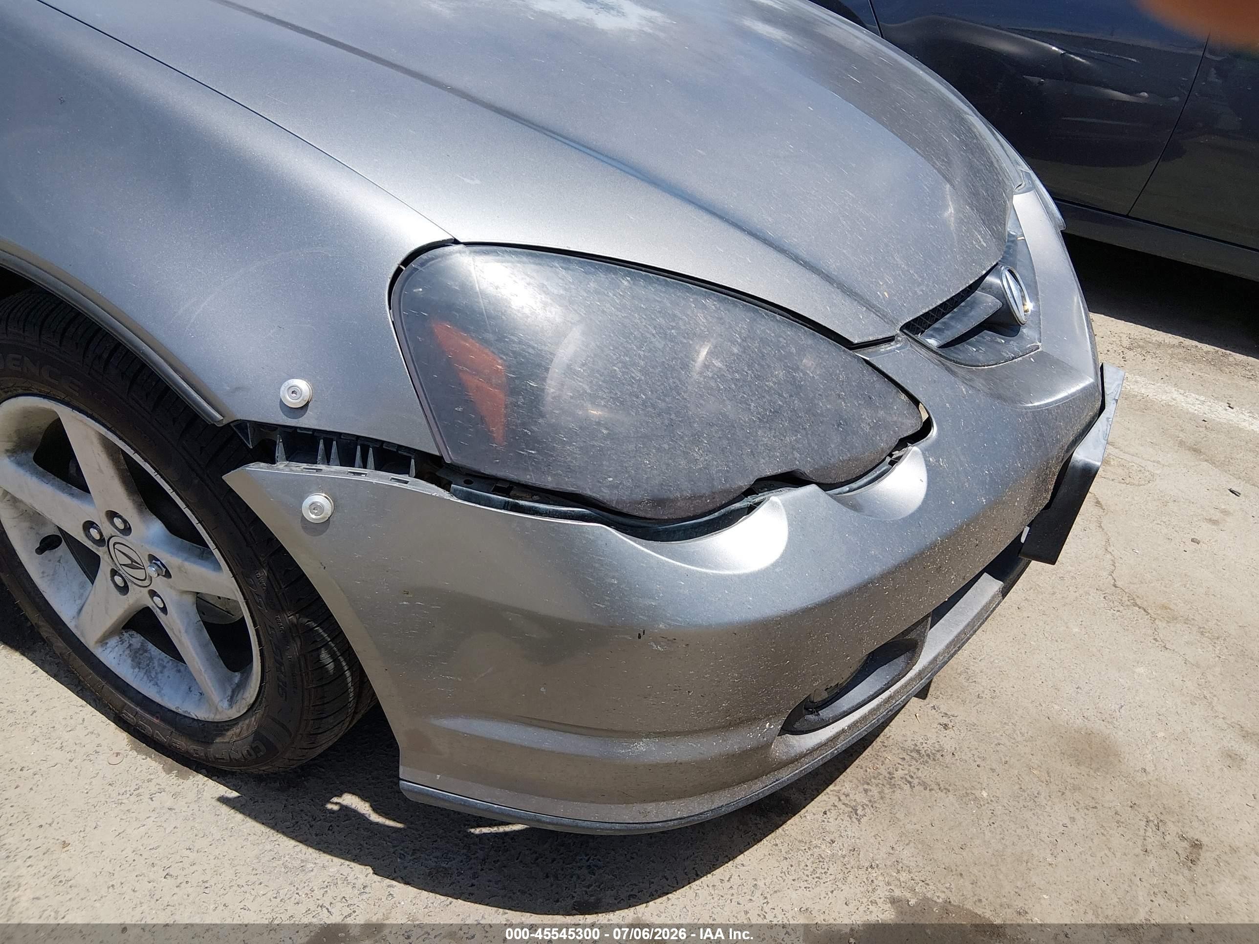 2003 Acura Rsx   Gray vin: JH4DC53823C016614