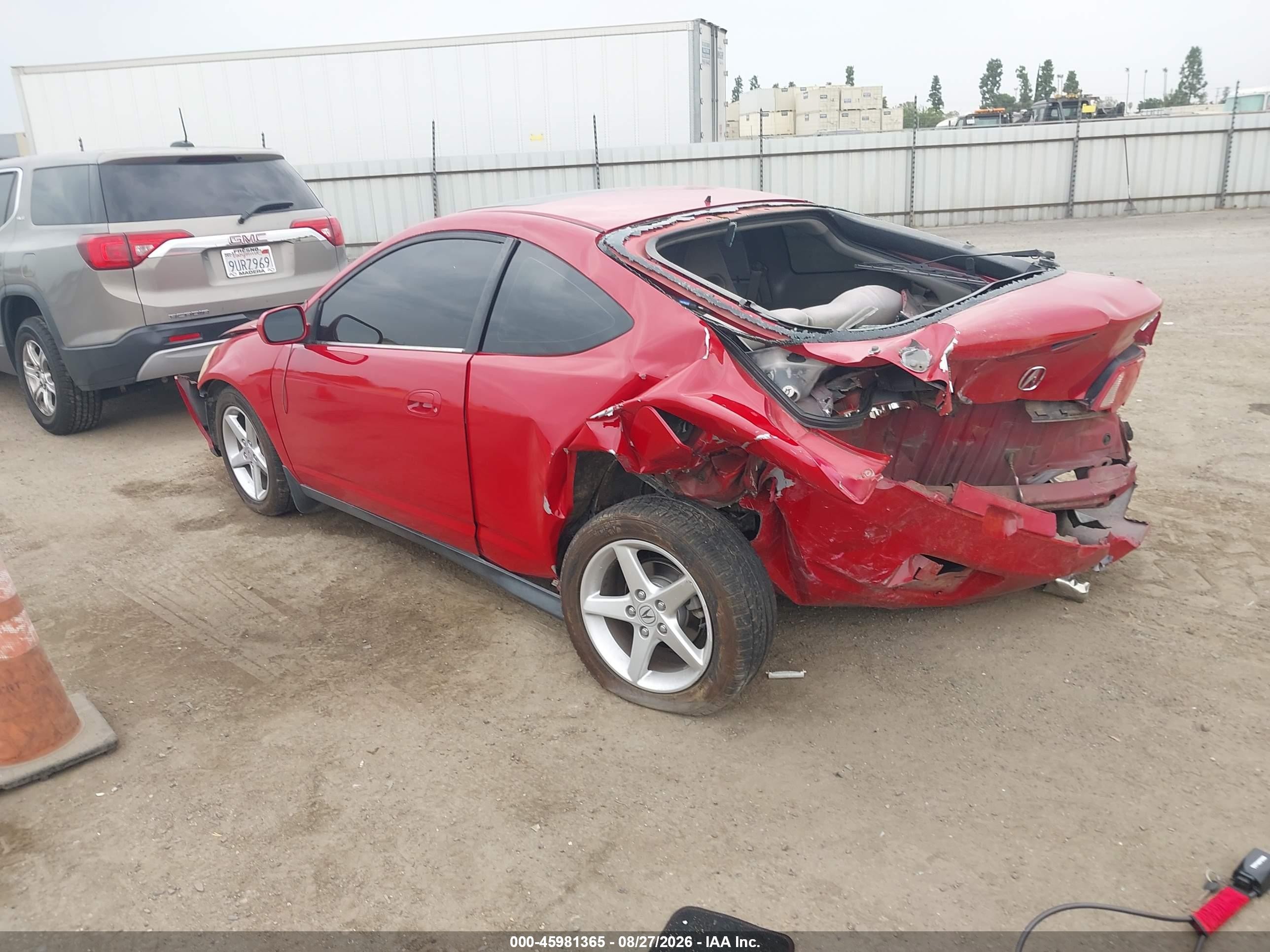 2004 Acura Rsx   Red vin: JH4DC53824S000534