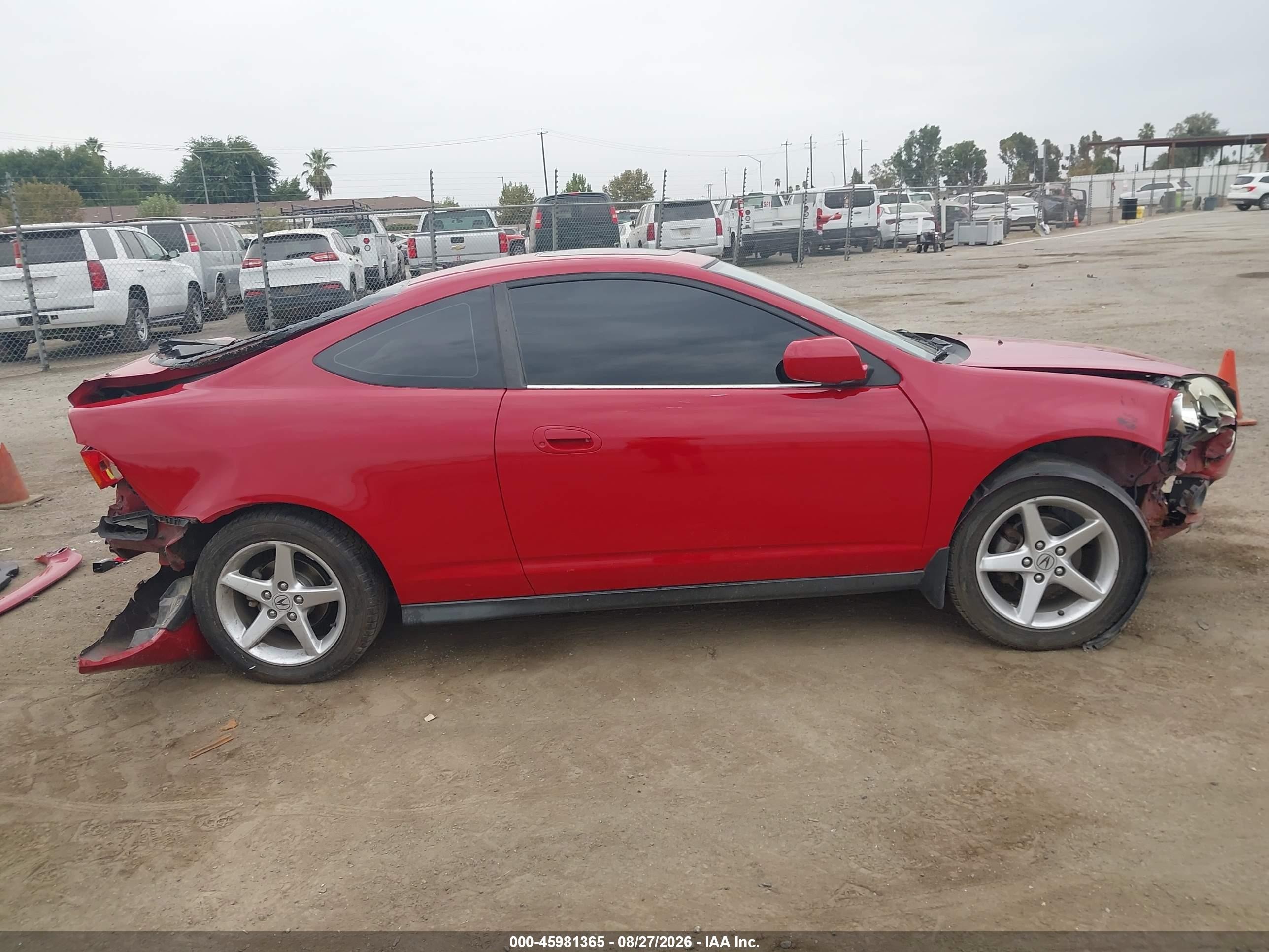2004 Acura Rsx   Red vin: JH4DC53824S000534