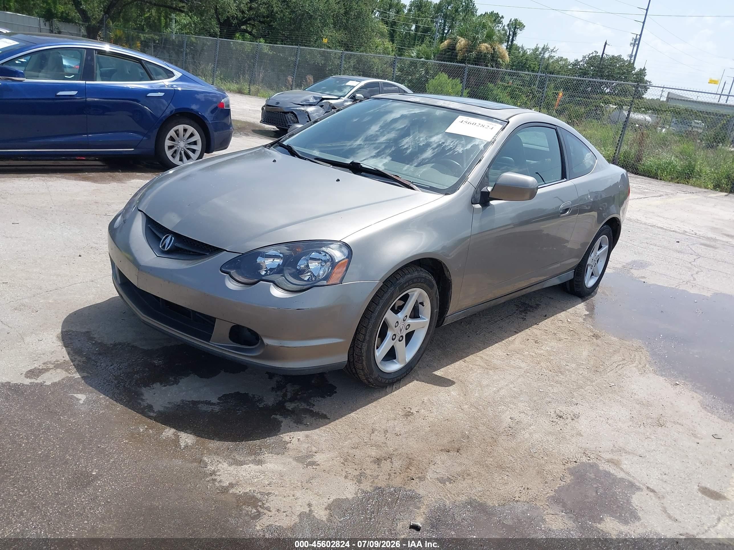 2003 Acura Rsx   Gray vin: JH4DC53833C019103