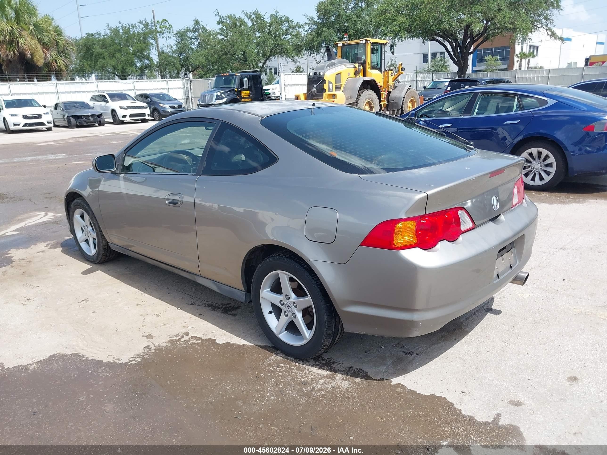 2003 Acura Rsx   Gray vin: JH4DC53833C019103
