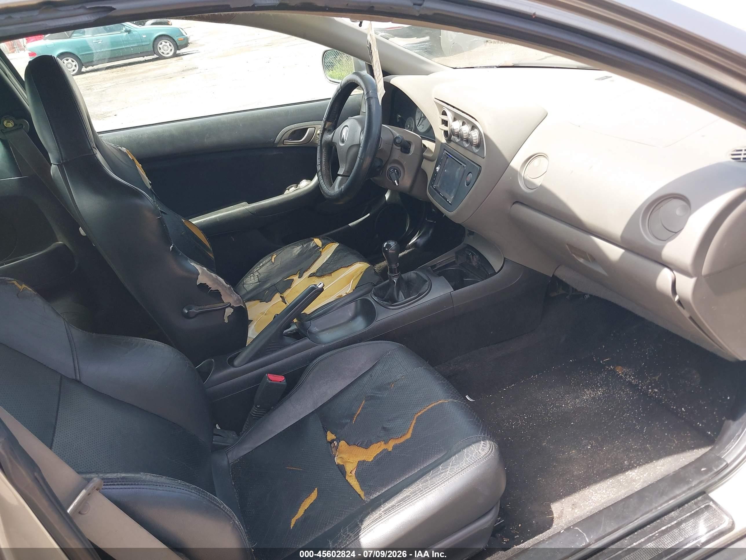 2003 Acura Rsx   Gray vin: JH4DC53833C019103