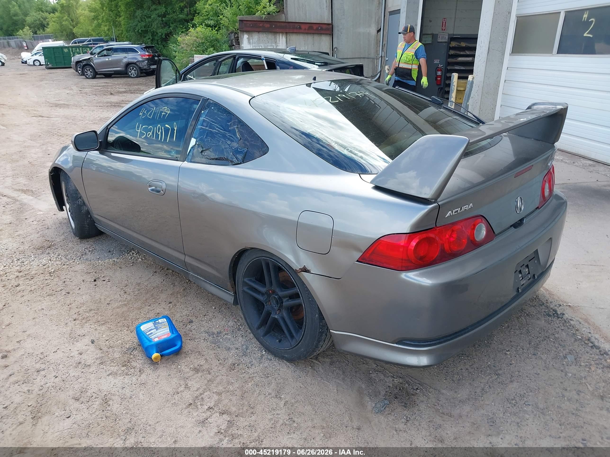 2005 Acura Rsx   Серый vin: JH4DC53835S002343
