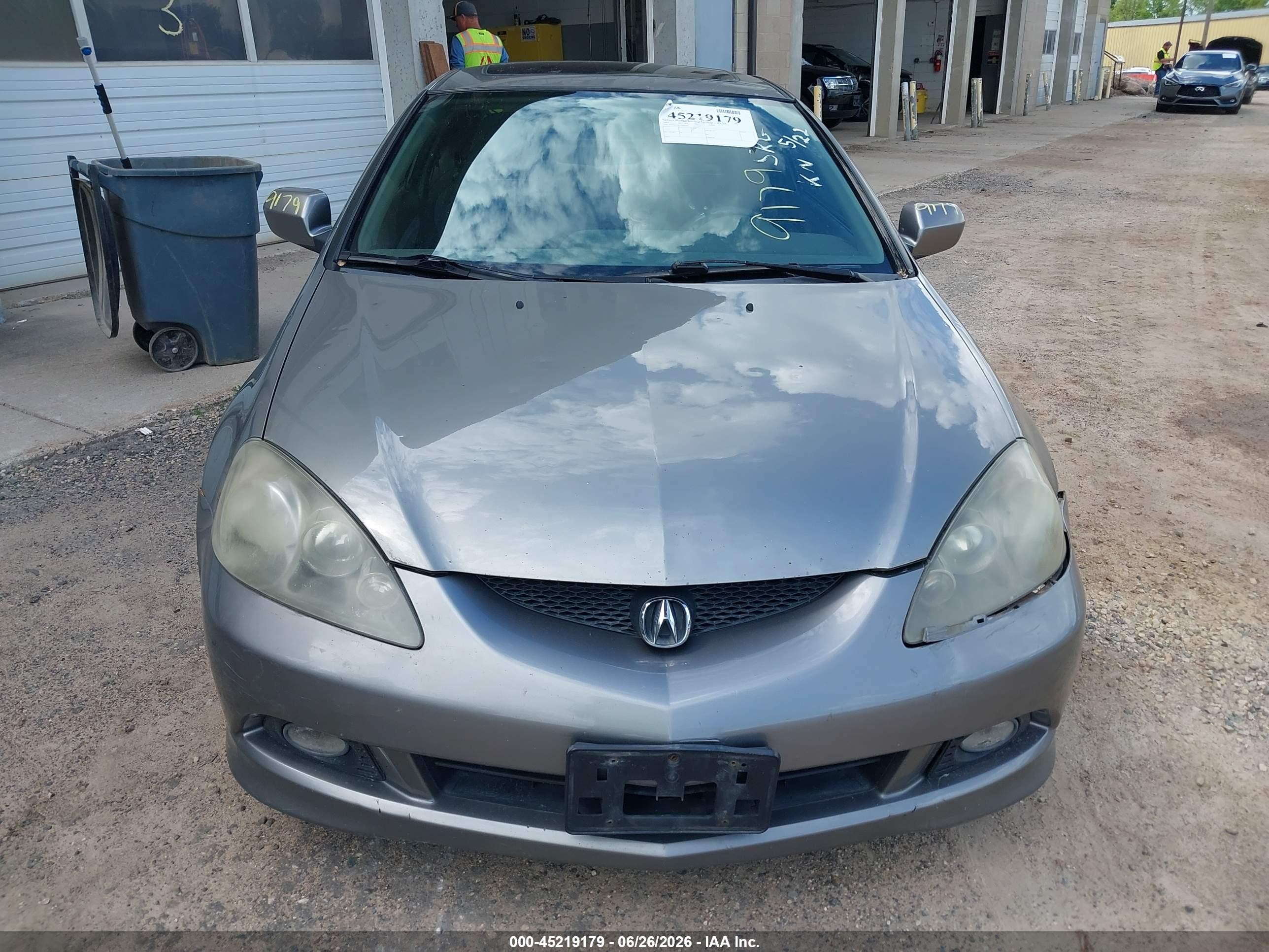2005 Acura Rsx   Серый vin: JH4DC53835S002343