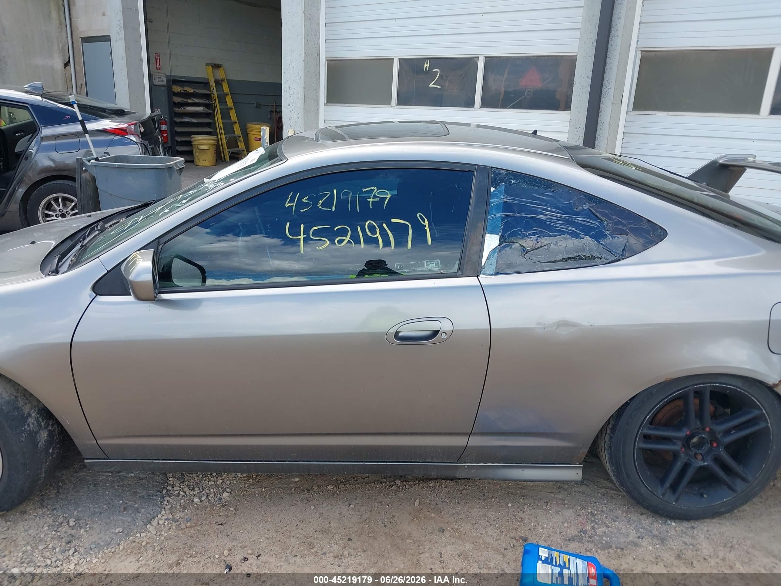 2005 Acura Rsx   Серый vin: JH4DC53835S002343