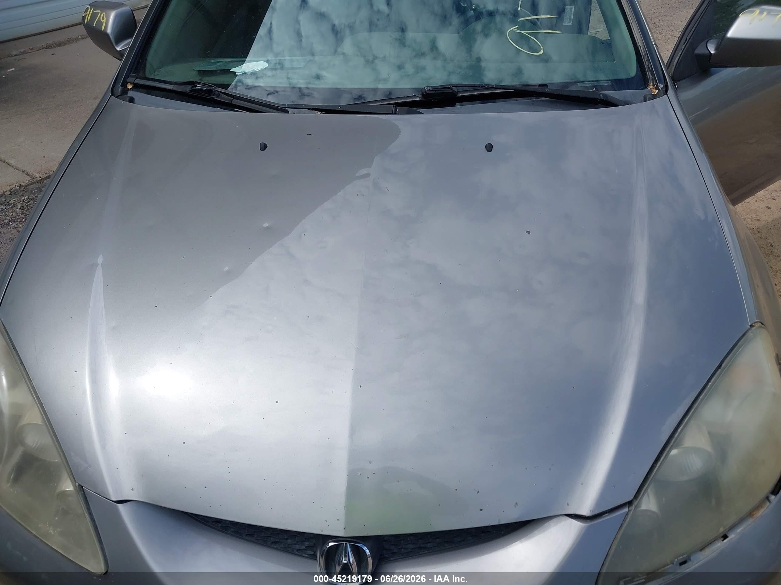 2005 Acura Rsx   Серый vin: JH4DC53835S002343