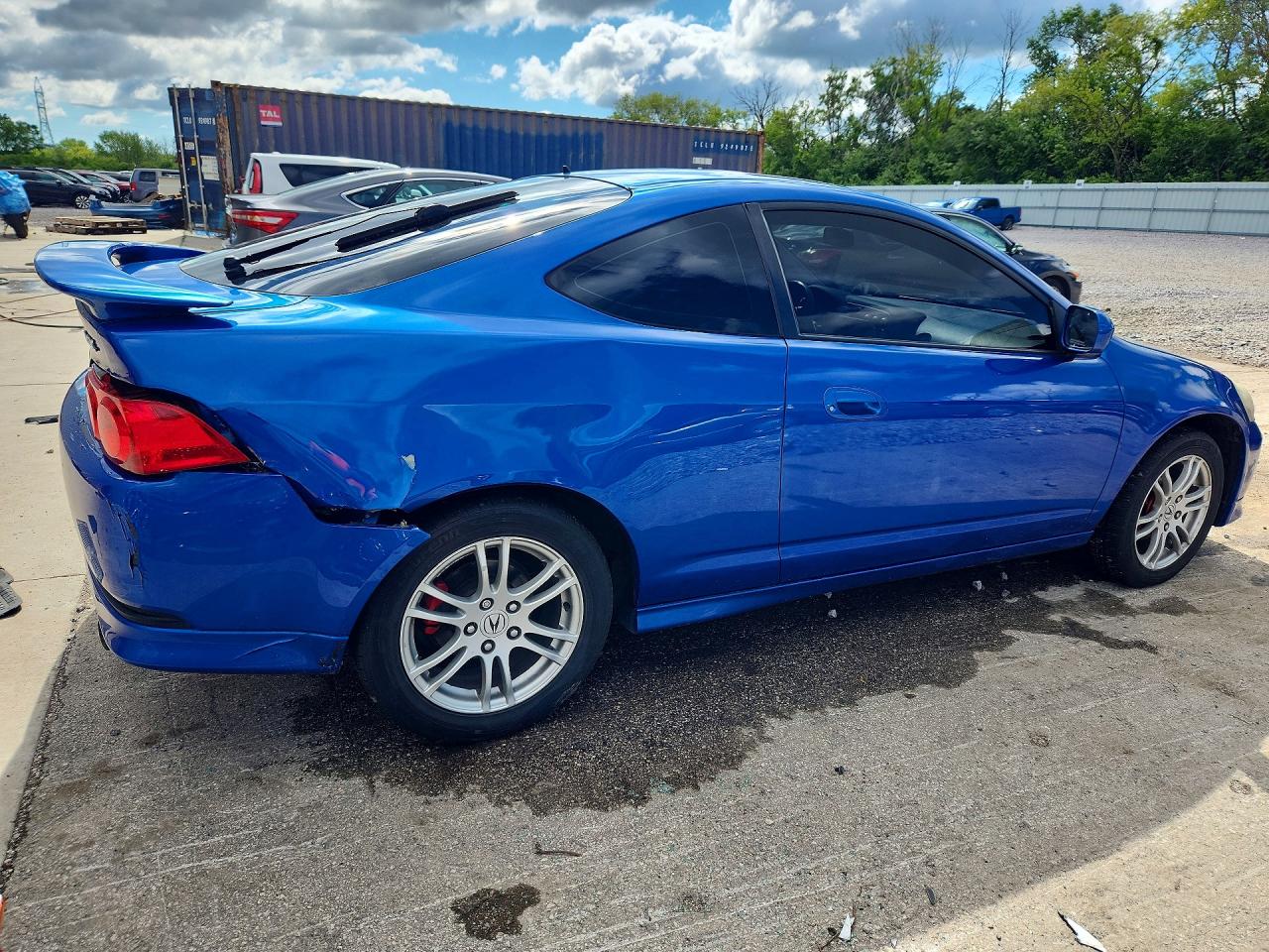 2006 Acura Rsx Blue vin: JH4DC53836S003333