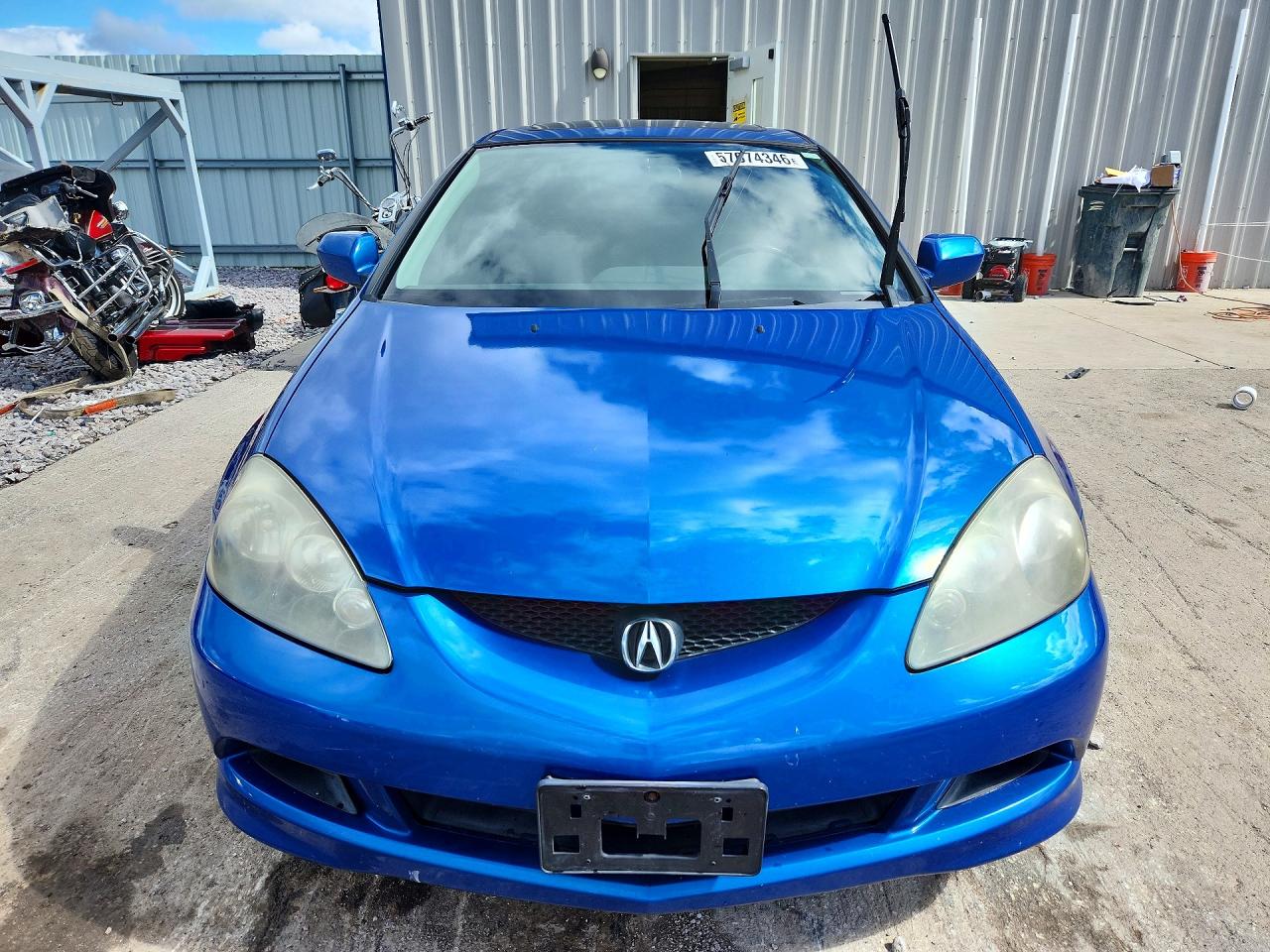 2006 Acura Rsx Blue vin: JH4DC53836S003333