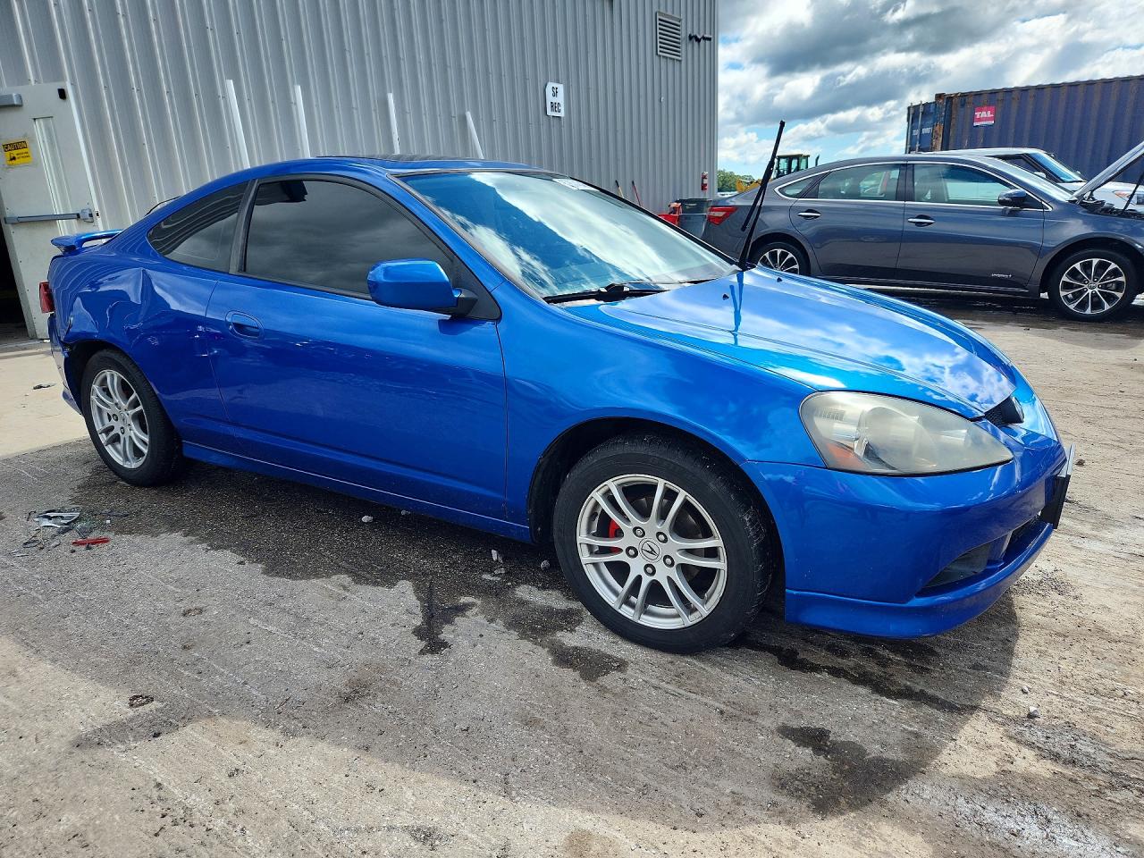 2006 Acura Rsx Blue vin: JH4DC53836S003333