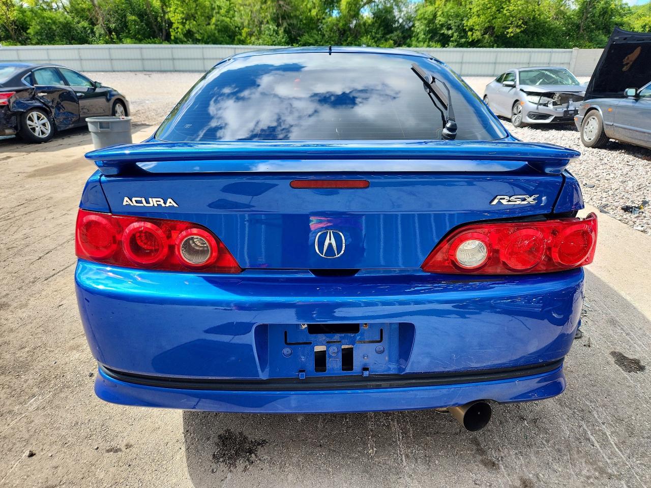 2006 Acura Rsx Blue vin: JH4DC53836S003333