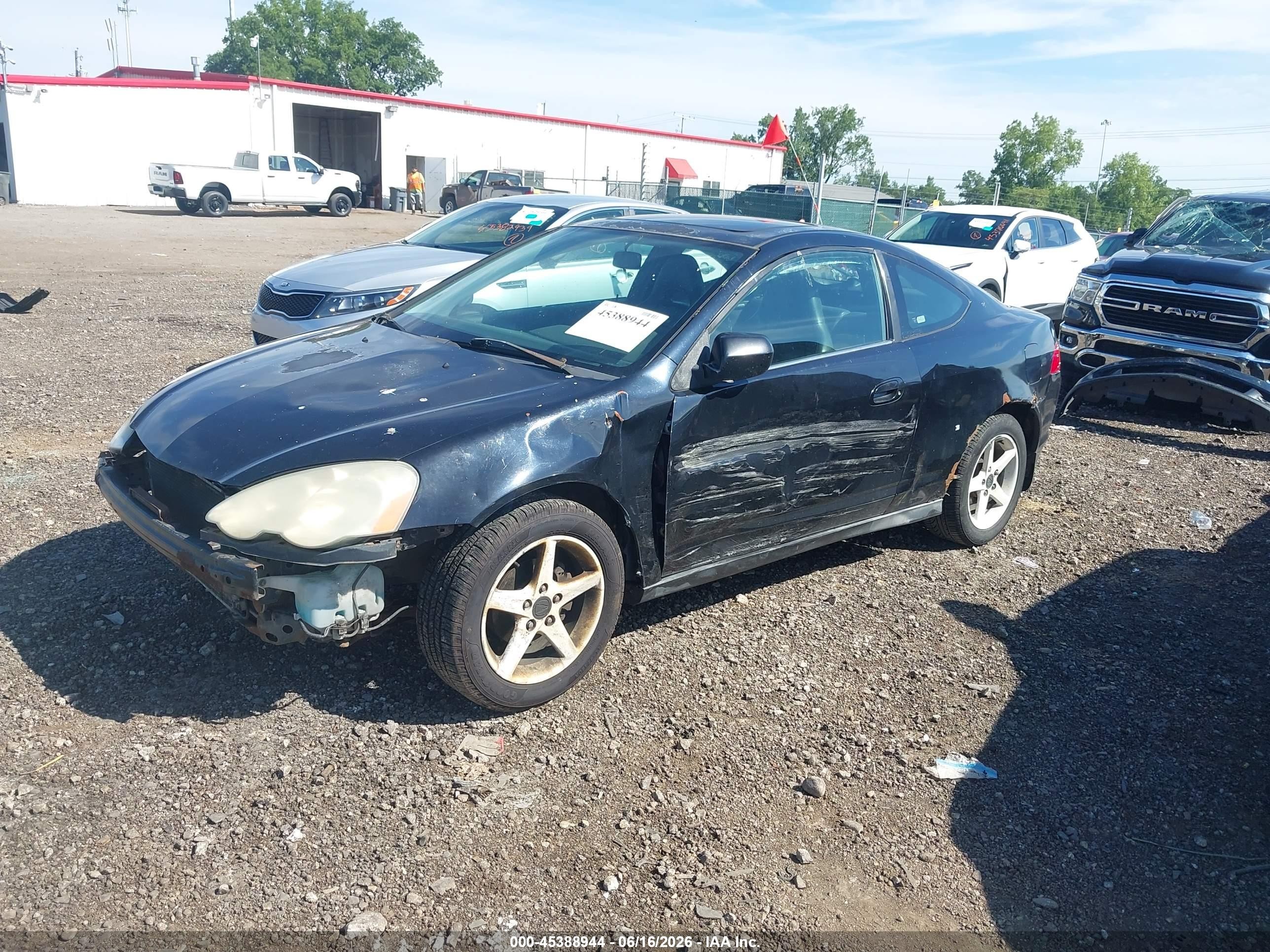 2003 Acura Rsx Black vin: JH4DC53843C017280