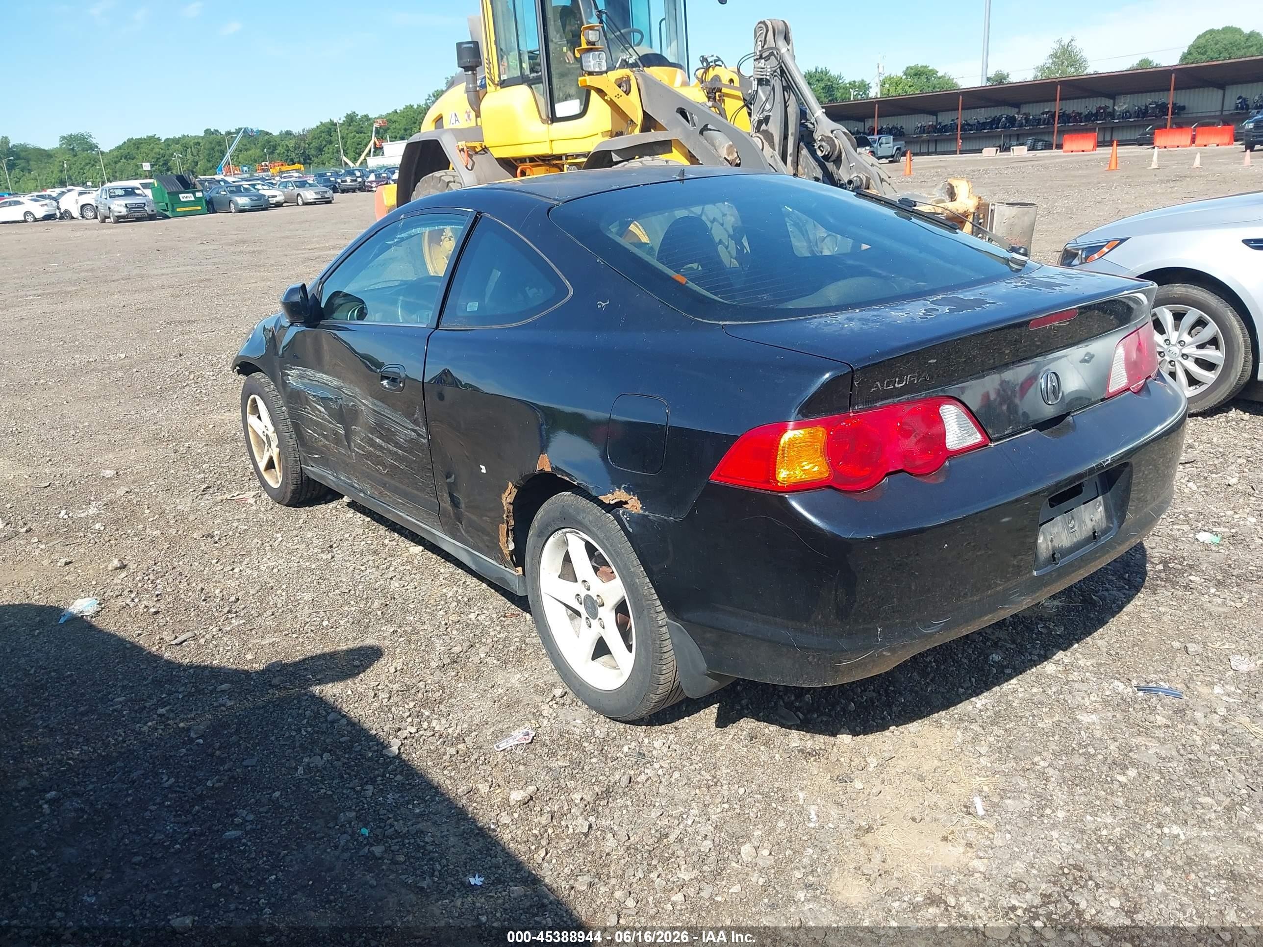 2003 Acura Rsx Black vin: JH4DC53843C017280